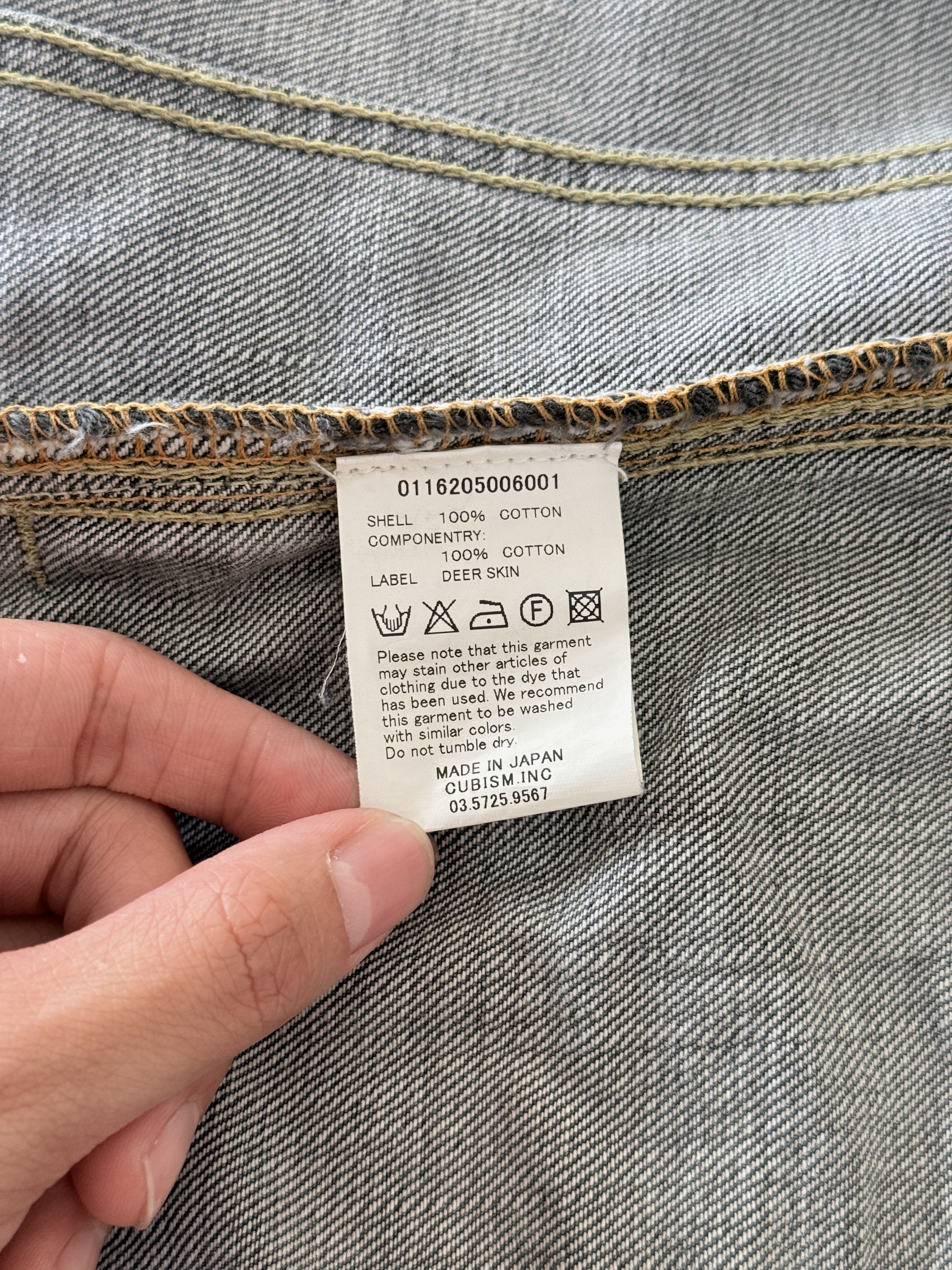 Visvim SS 101 JKT DMGD WASHED BLACK Size US M / EU 48-50 / 2 - 11 Thumbnail
