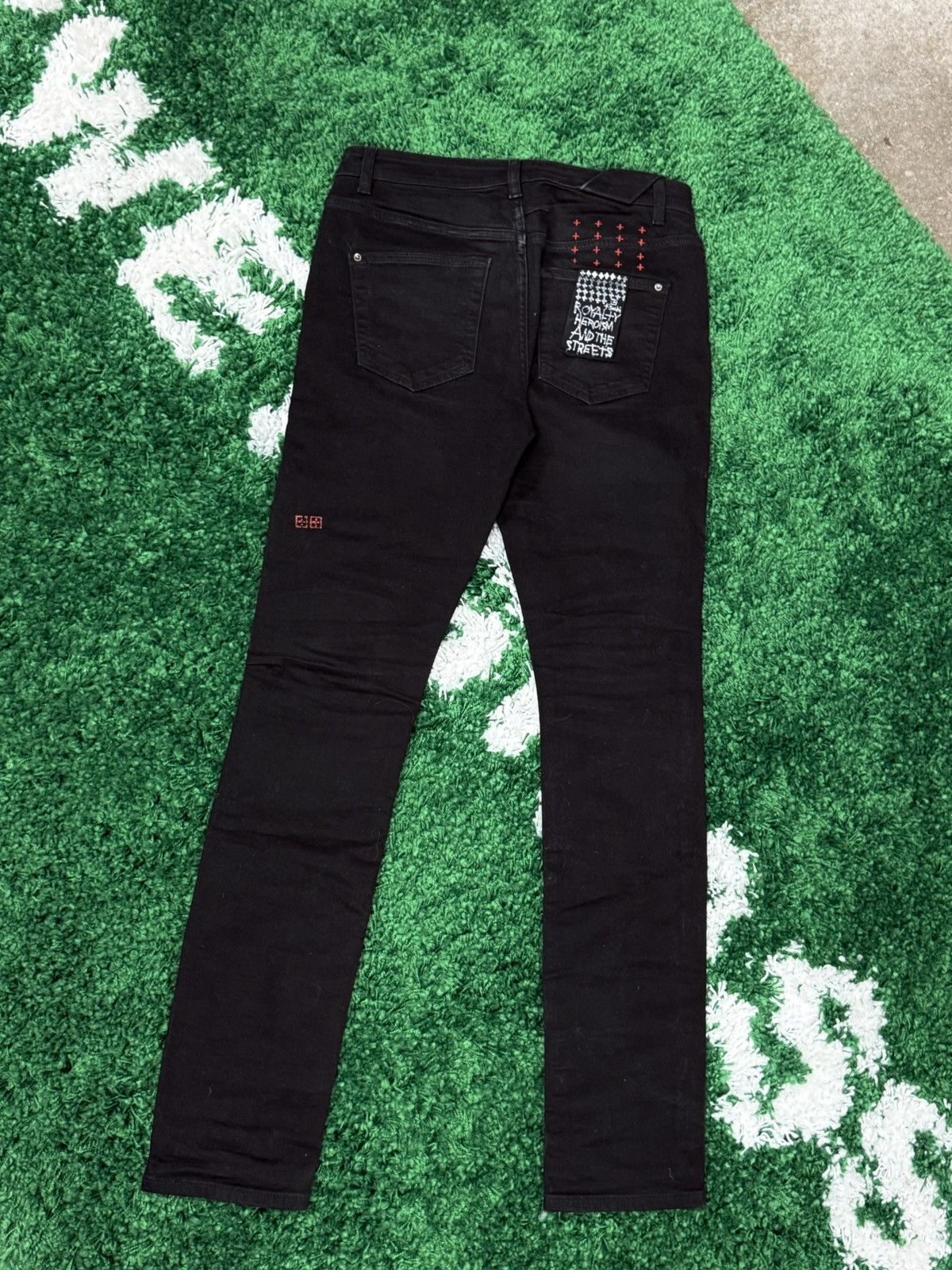 Ksubiブラックデニム 30 KSUBI スビ☆ジーンズ スリム ブラック リップド グランジ