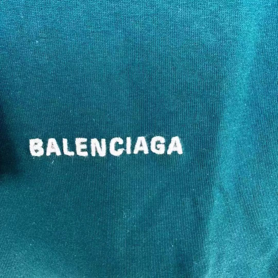 Balenciaga Balenciaga Lake Green Embroidered Logo OS S T-shirt NWT Size US S / EU 44-46 / 1 - 3 Thumbnail