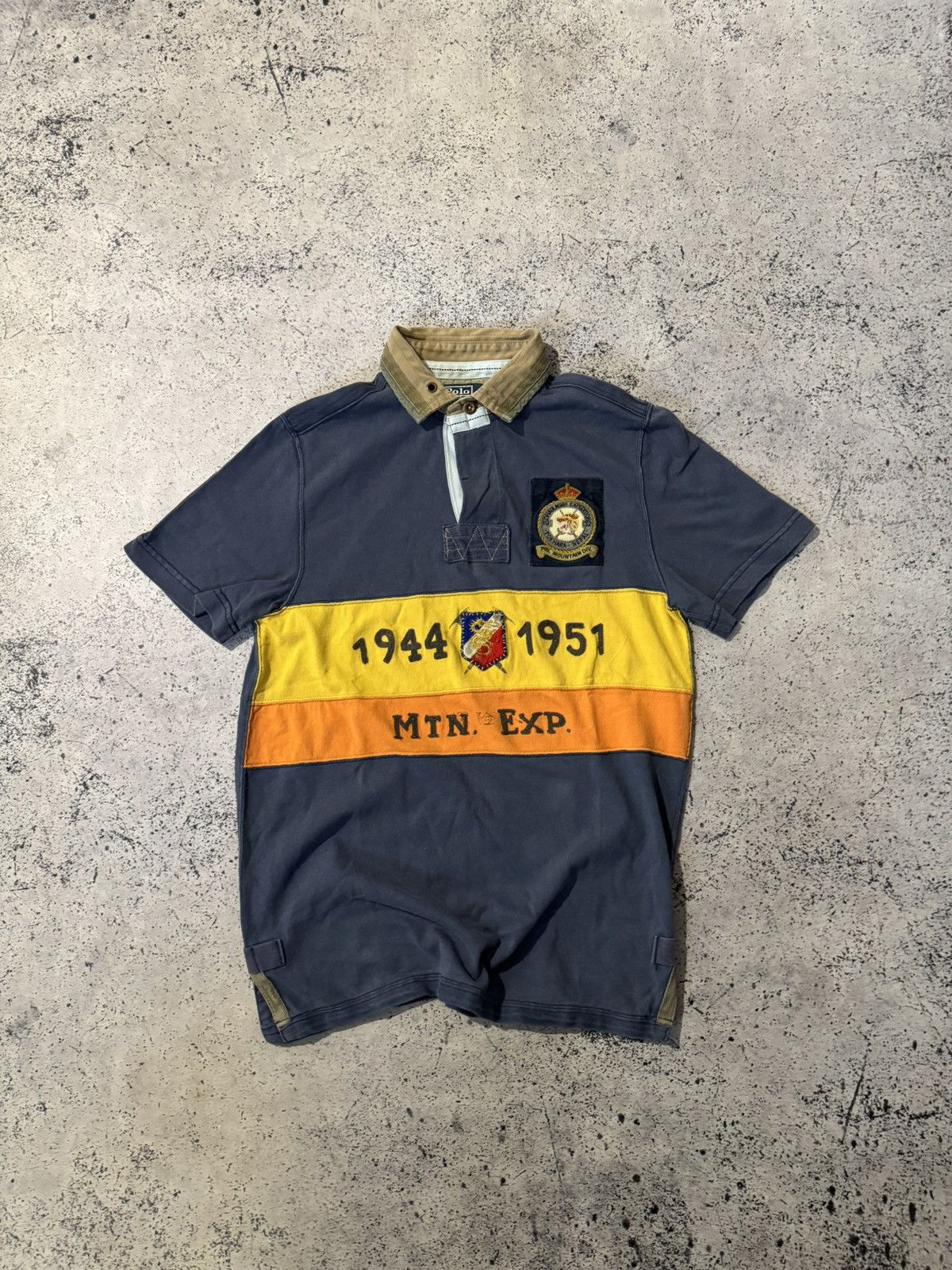 Vintage Polo Ralph Lauren shirt, men's, blue, Nepal Mountain