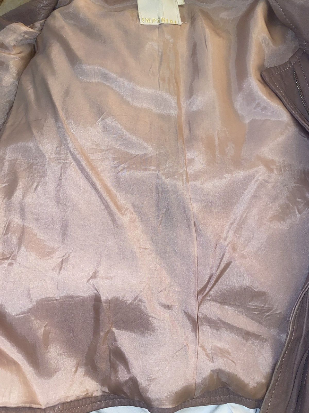 Imperial Pink Leather Jacket Size M / US 6-8 / IT 42-44 - 8 Thumbnail
