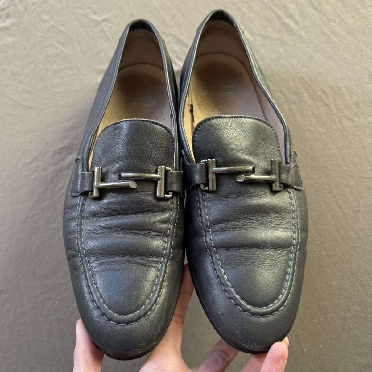 Designer × Vintage HOO SLIP-ON BUCKLE LOAFERS Size US 7 / EU 40 - 4 Thumbnail