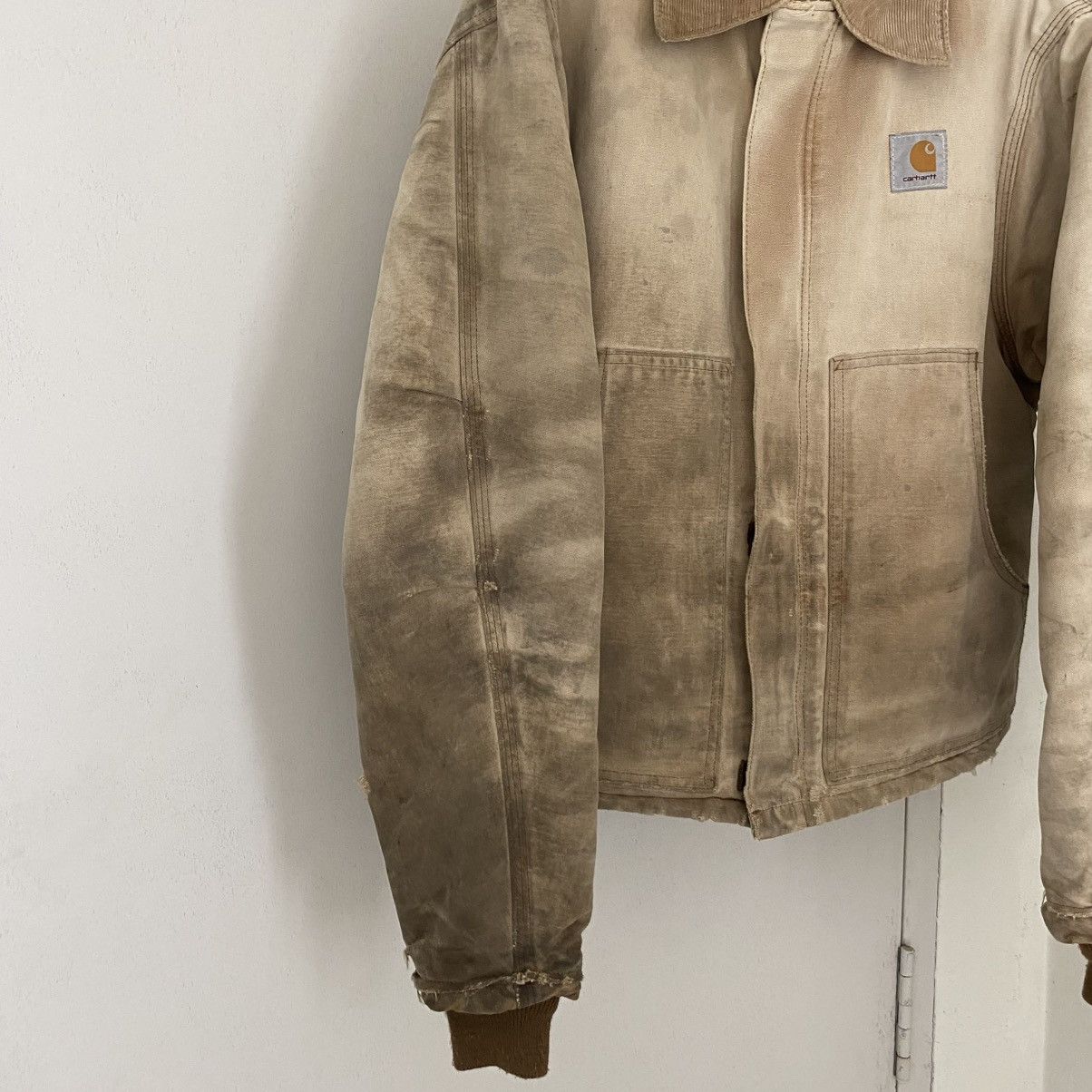 Carhartt Thrashed! VTG 90’s Carhartt Arctic Faded Dirty Work Jacket Size US M / EU 48-50 / 2 - 4 Thumbnail