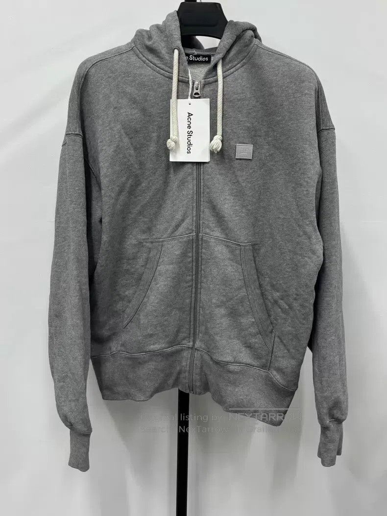 Acne Studios Acne Studios Solid color hooded zip-up long-sleeve sweater Size US XXS / EU 40 - 1 Thumbnail