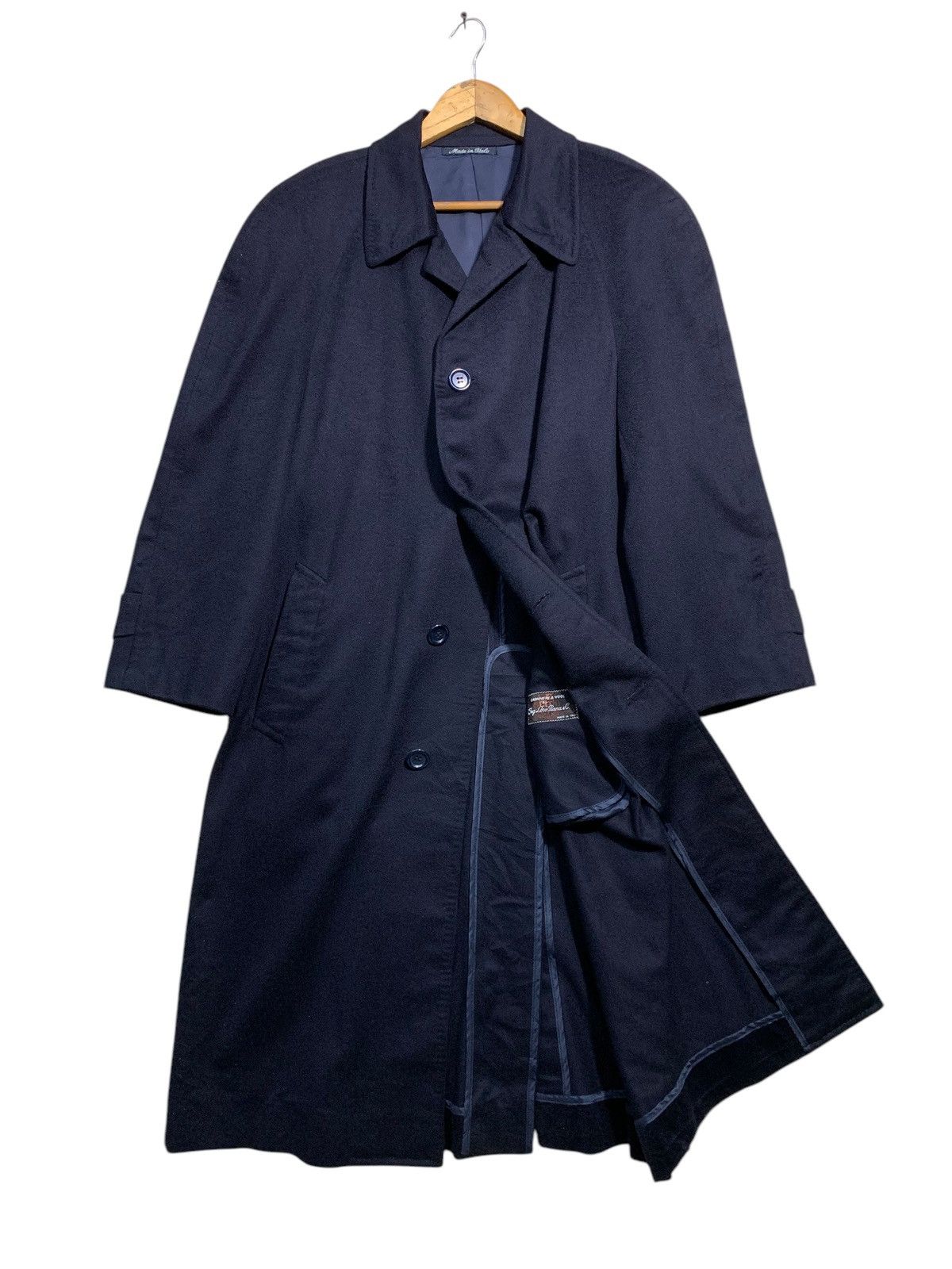 PAL ZILERI Loro Piana チェスターコート LLサイズ ウール セール】 ウール チェスターフィールドコート LORO PIANA STORM
