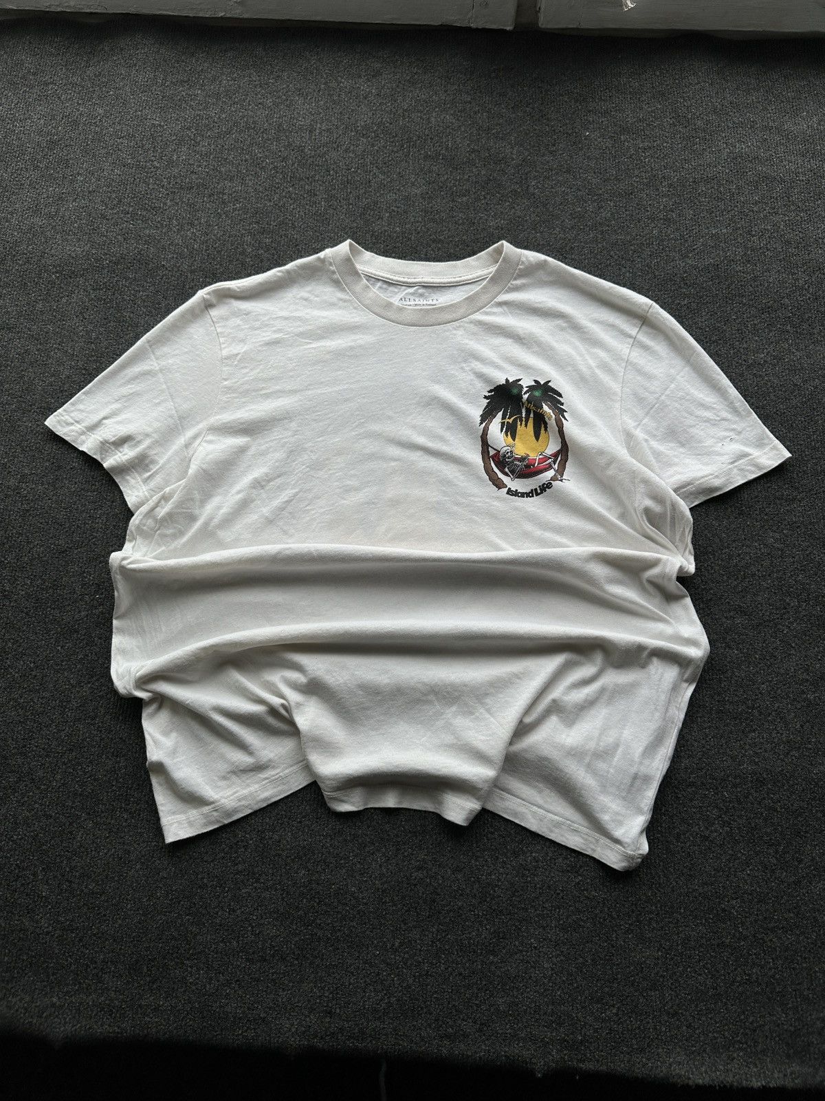 Allsaints 🚨ALLSAINTS WHITE SURF T-SHIRT LUXURY OPIUM Y2K LUXURY Size US M / EU 48-50 / 2 - 2 Thumbnail
