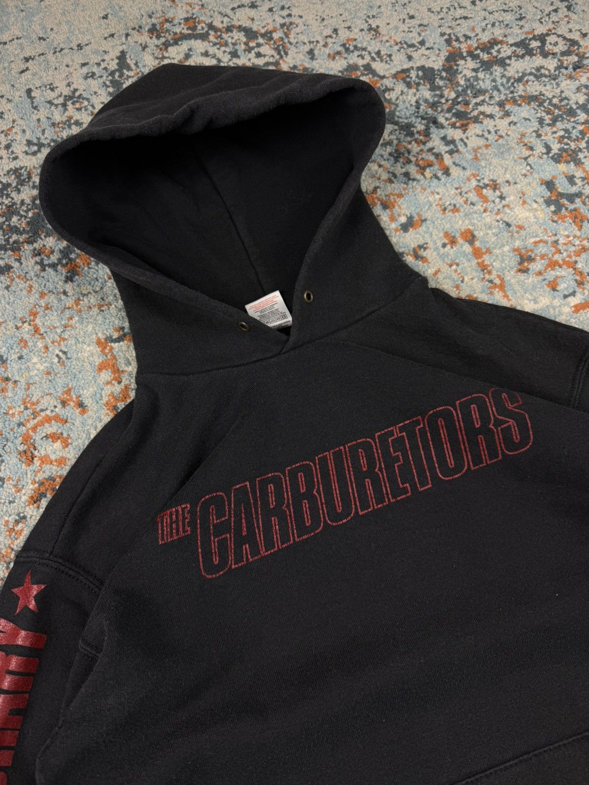Vintage Vintage 2004 The Carburetors pain is temporary band hoodie Size US S / EU 44-46 / 1 - 7 Thumbnail
