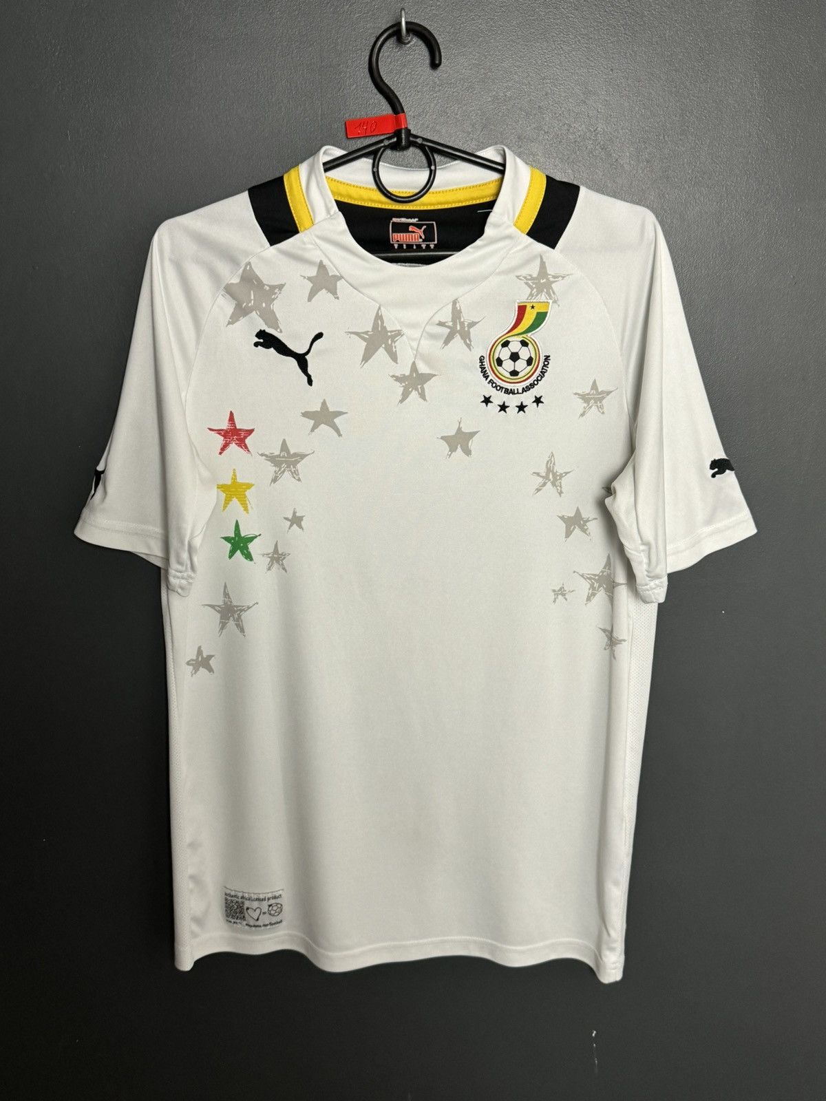 Puma Ghana National Team 12/14 Home Football Soccer Jersey Shirt Size US S / EU 44-46 / 1 - 1 Thumbnail