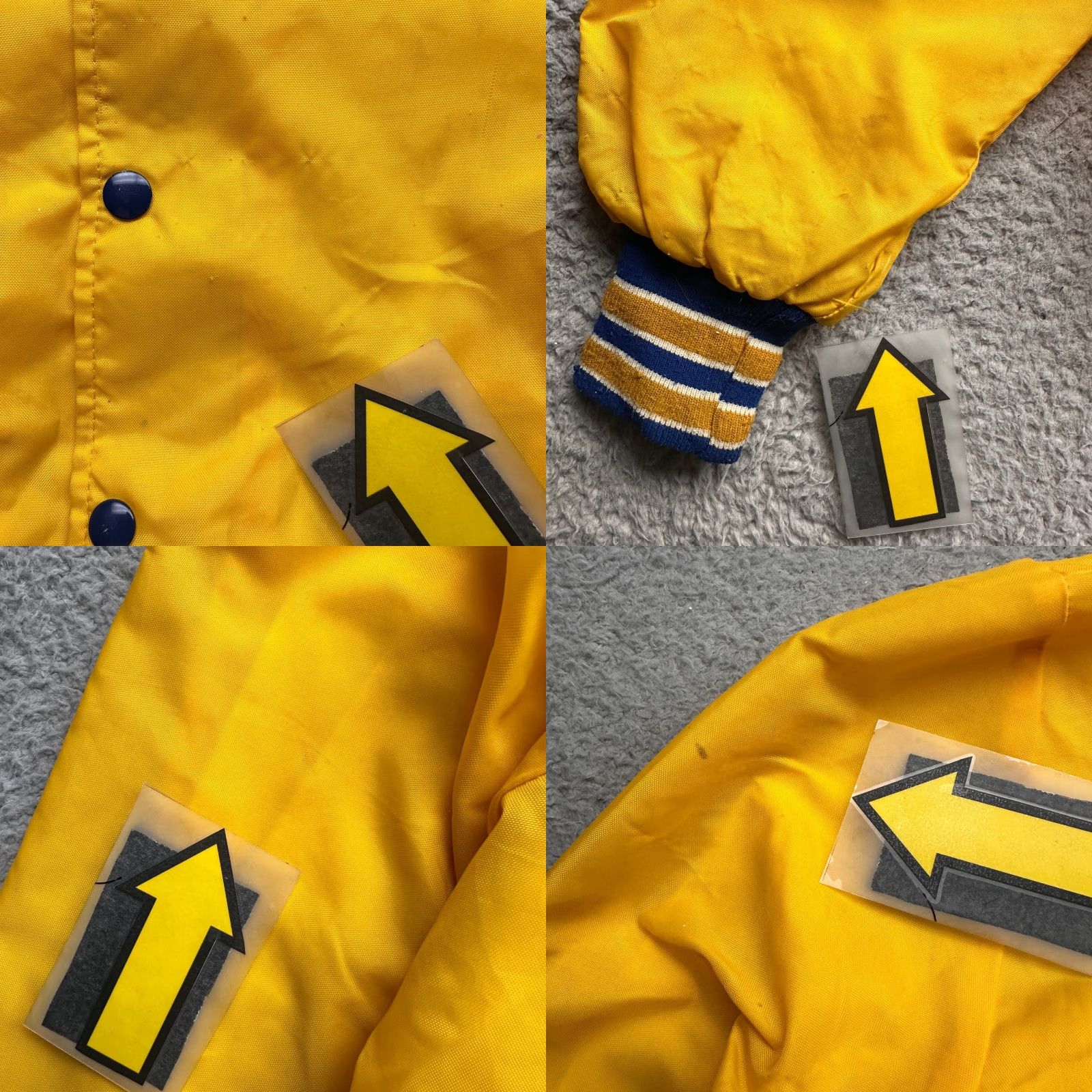 Vintage VINTAGE Leader Sportswear Varsity Jacket Snap Polyester Mens XXL Blue Yellow Jacket Size US XXL / EU 58 / 5 - 8 Thumbnail