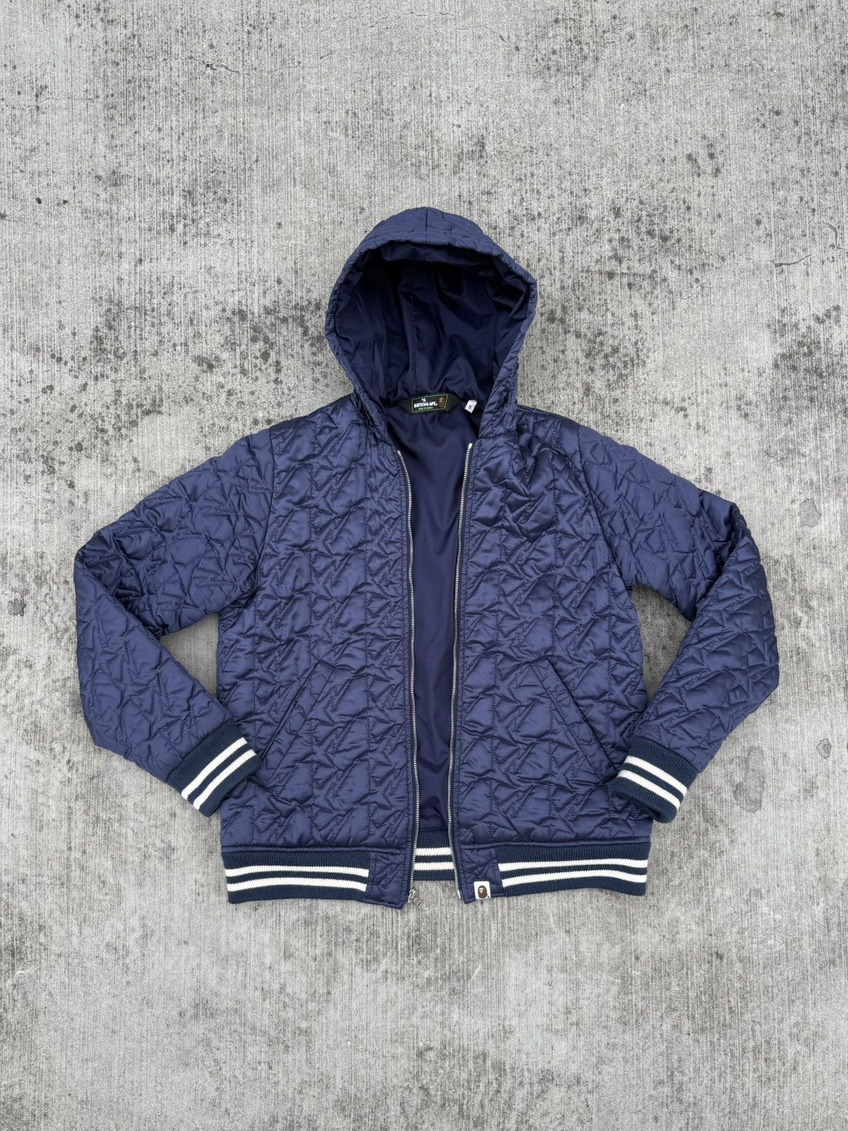 Bape A Bathing Ape Bapesta Quilted Jacket Size US S / EU 44-46 / 1 - 7 Thumbnail