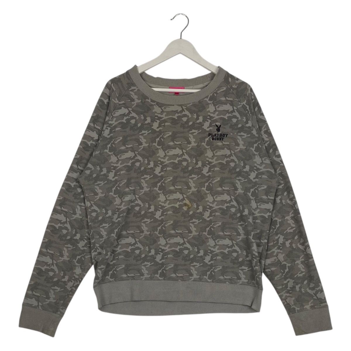Playboy × Vintage Vintage Playboy Bunny Embroidered Crewneck Sweatshirt Gray Size US L / EU 52-54 / 3 - 1 Thumbnail