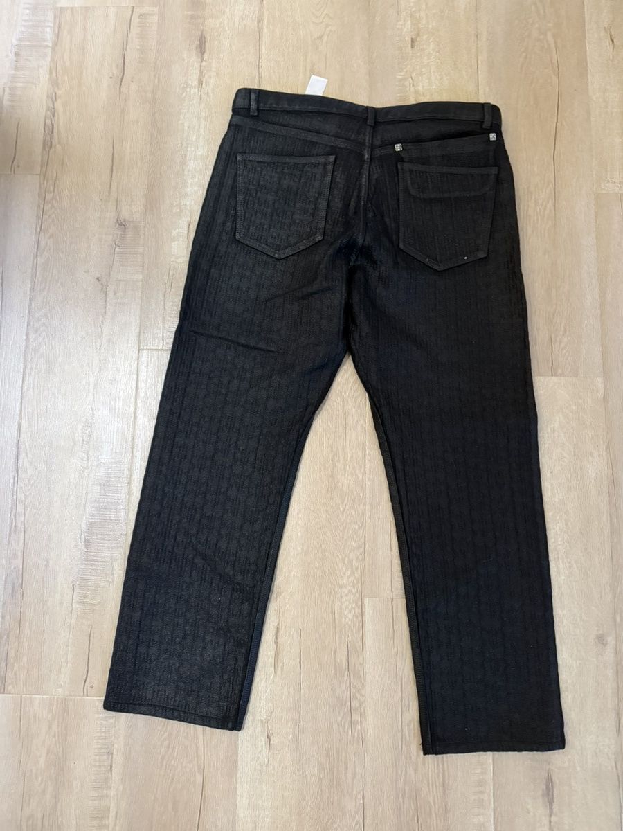 Givenchy Givenchy Waxed Monogram Jeans Size US 34 / EU 50 - 3 Thumbnail