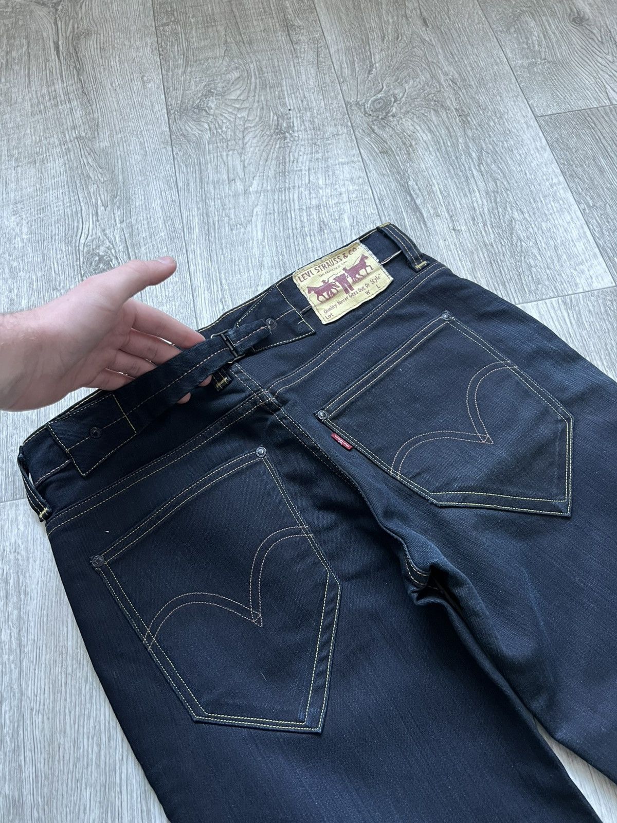 Levi's Crazy Vintage Levis Engineered Japan Jeans If Six Was Nine Size US 32 / EU 48 - 7 Thumbnail