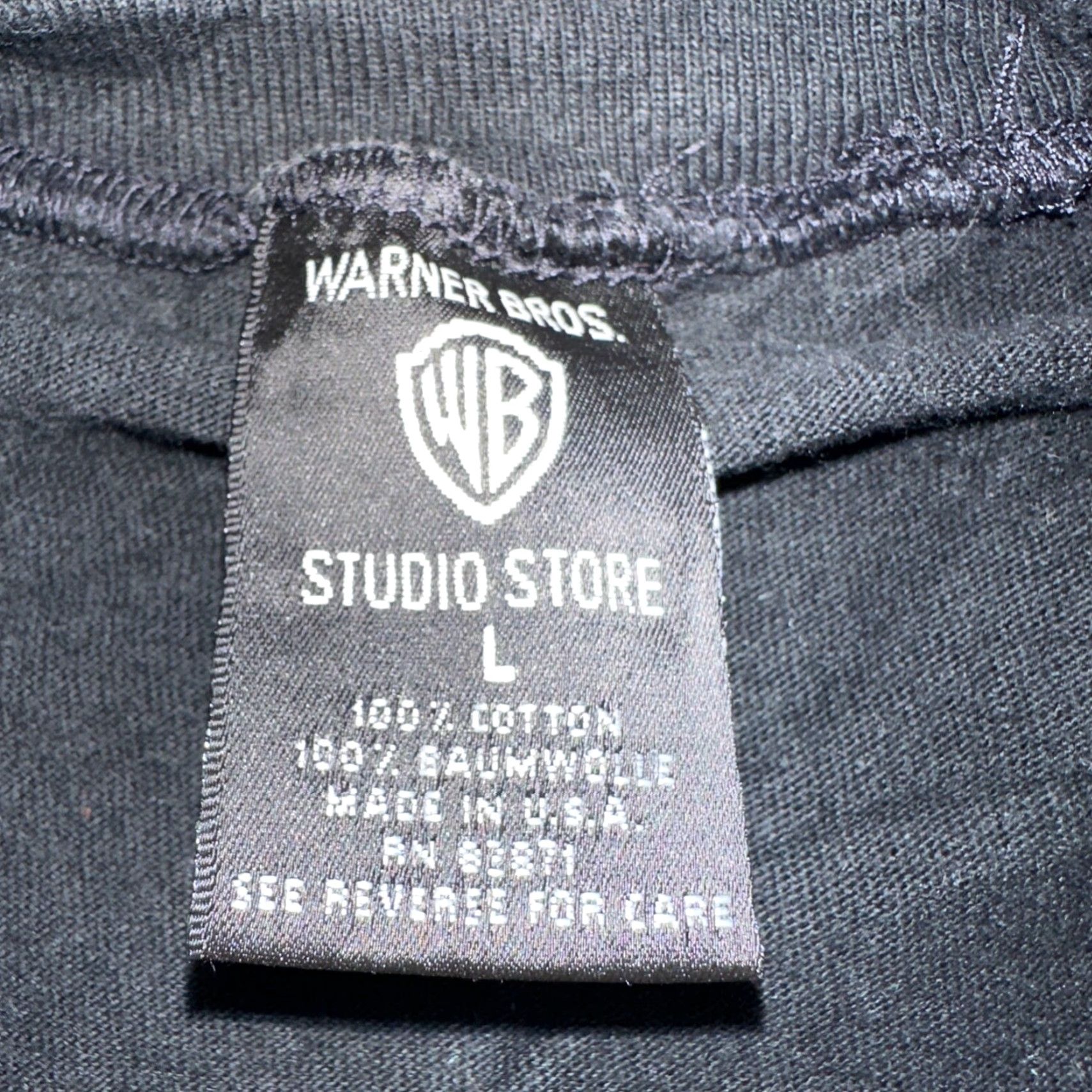 Vintage VINTAGE Warner Bros T-Shirt Men L Black TAZ Tazmanian Devil WTF You Looking At 1997 90s 80s 70s Graphic Print Short Sleeve Crew Neck Size US L / EU 52-54 / 3 - 4 Thumbnail