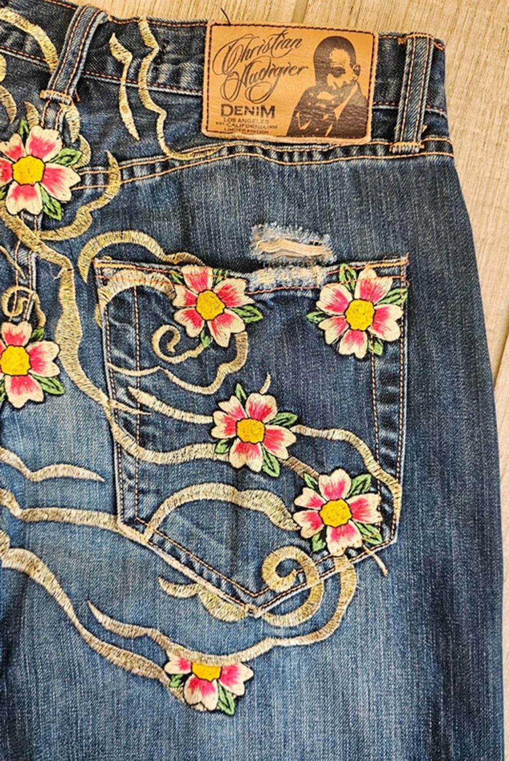Christian Audigier Christian Audigier Baggy Jeans Size US 30 / EU 46 - 11 Thumbnail