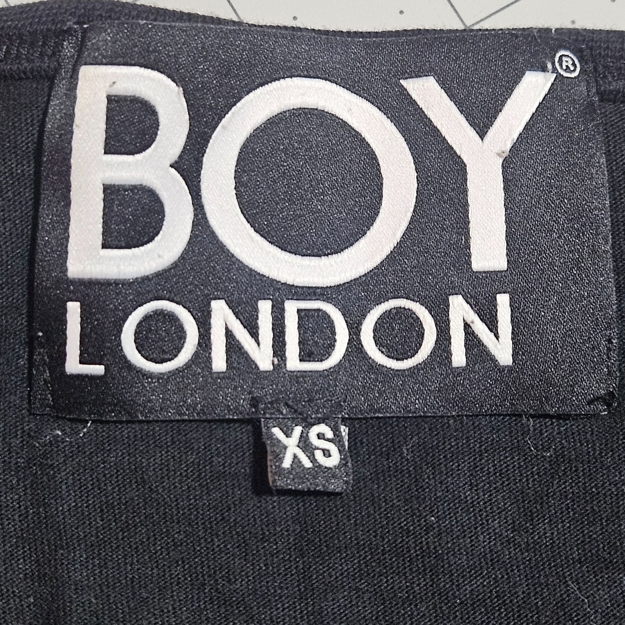 Boy London Boy London Woman's Black XS Tank Top Y2K Streetwear Grunge G Size XS / US 0-2 / IT 36-38 - 4 Thumbnail