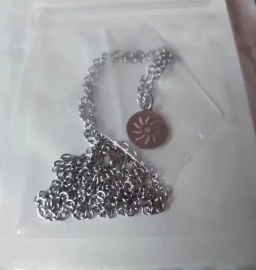 Jewelry Simple Long Chain Necklace + Sun Pendant Necklace Size ONE SIZE - 3 Thumbnail