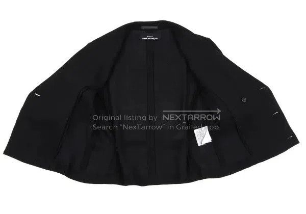 Comme des Garcons Comme Des Garcons size F Black vintage double-breasted top Size S / US 4 / IT 40 - 6 Thumbnail