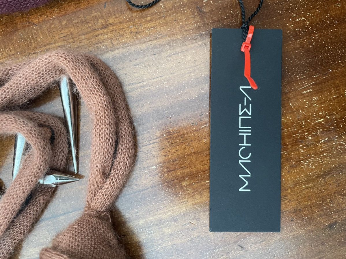 JordanLuca JordanLuca Knit Spike Scarf - AW23 RRP£250 Size ONE SIZE - 3 Thumbnail