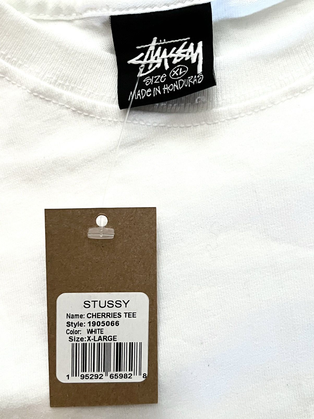Stussy Stussy Cherries Tee XL white Size US XL / EU 56 / 4 - 3 Thumbnail