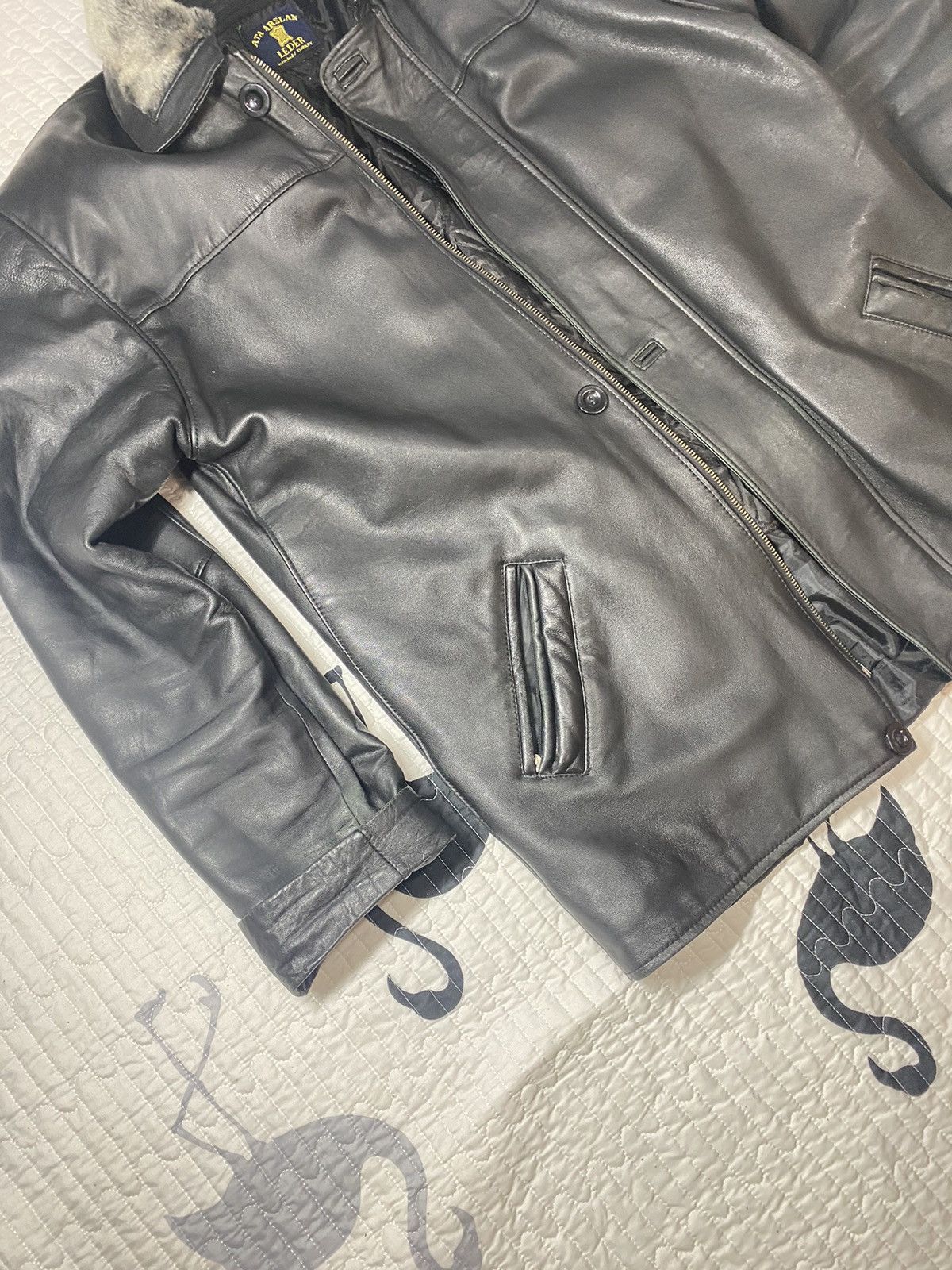 14th Addiction Leather Fur 14TH Addiction Coat Jacket vest avant garde Size US L / EU 52-54 / 3 - 18 Thumbnail