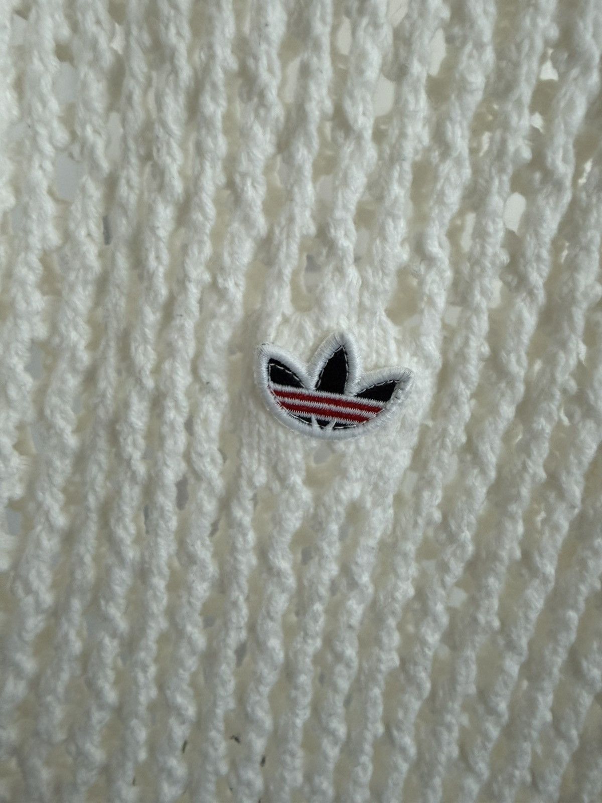 Adidas × CLOT Adidas x Edison Chen Crochet Polo Shirt Size US L / EU 52-54 / 3 - 5 Thumbnail