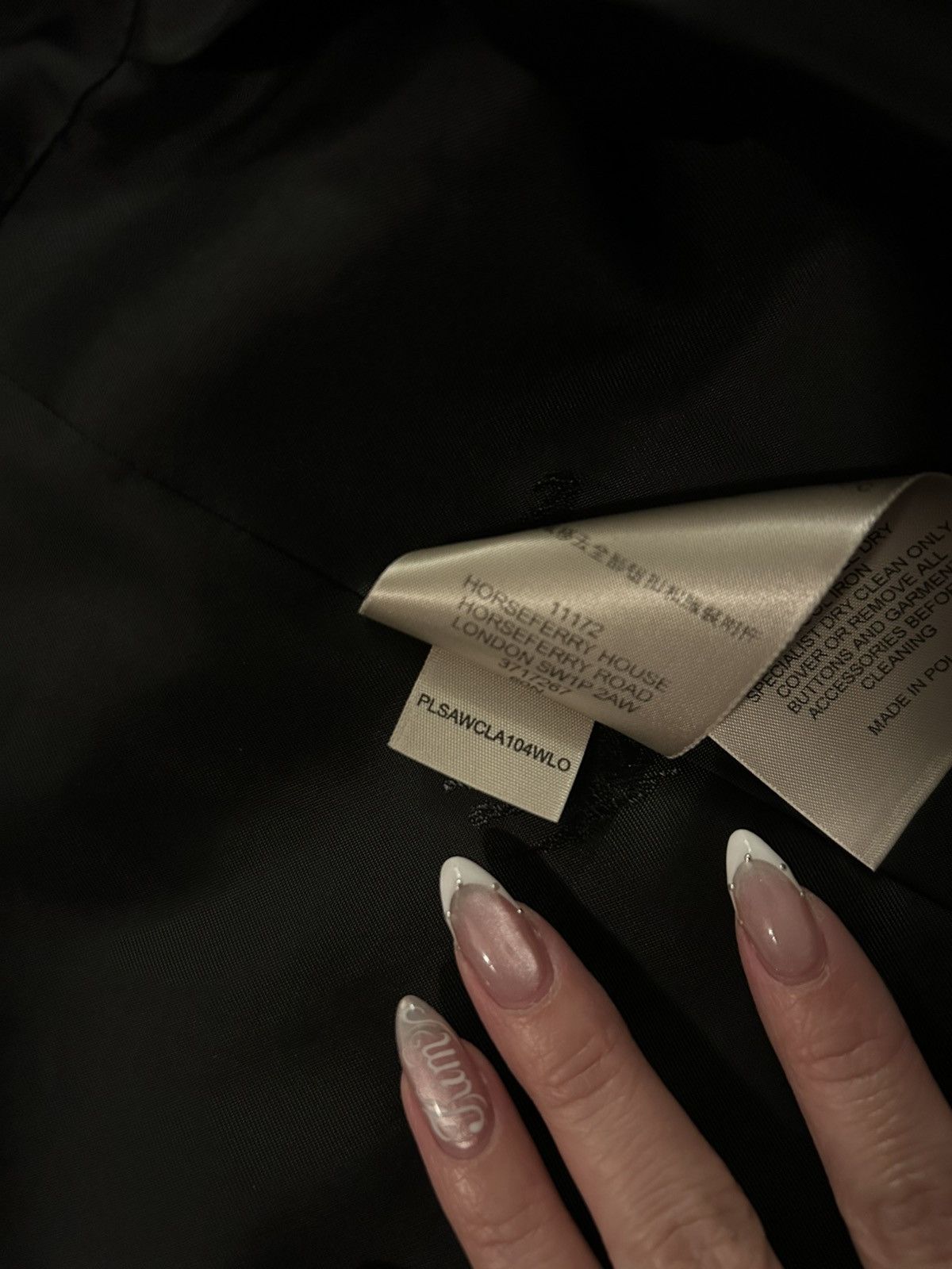 Burberry Burberry London Adrienne Diamond-Weave Pleated Coat Size XS / US 0-2 / IT 36-38 - 6 Thumbnail