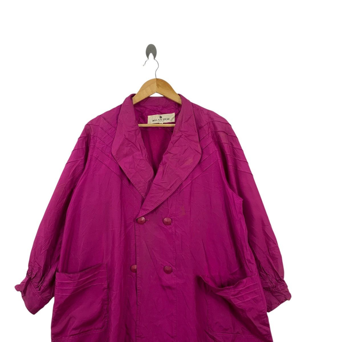 Vintage Vintage 70s MILAN D’OR ITALY Double Breasted Peacoat Jacket Size XXL / US 16-18 / IT 52-54 - 2 Thumbnail