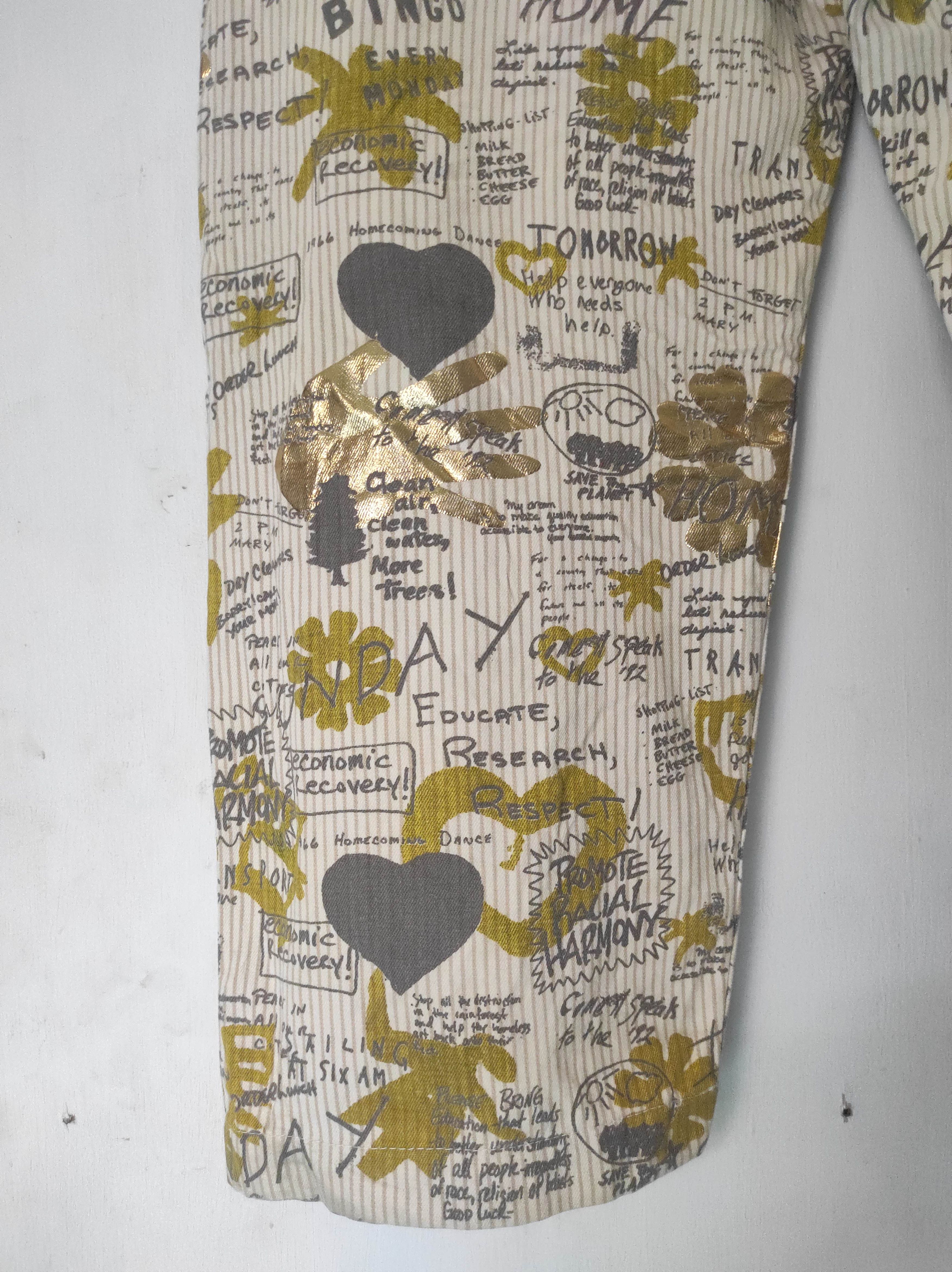 Comme des Garcons Comme Des Garcons Homme Plus AD2006 Printed Pant Size US 32 / EU 48 - 17 Thumbnail