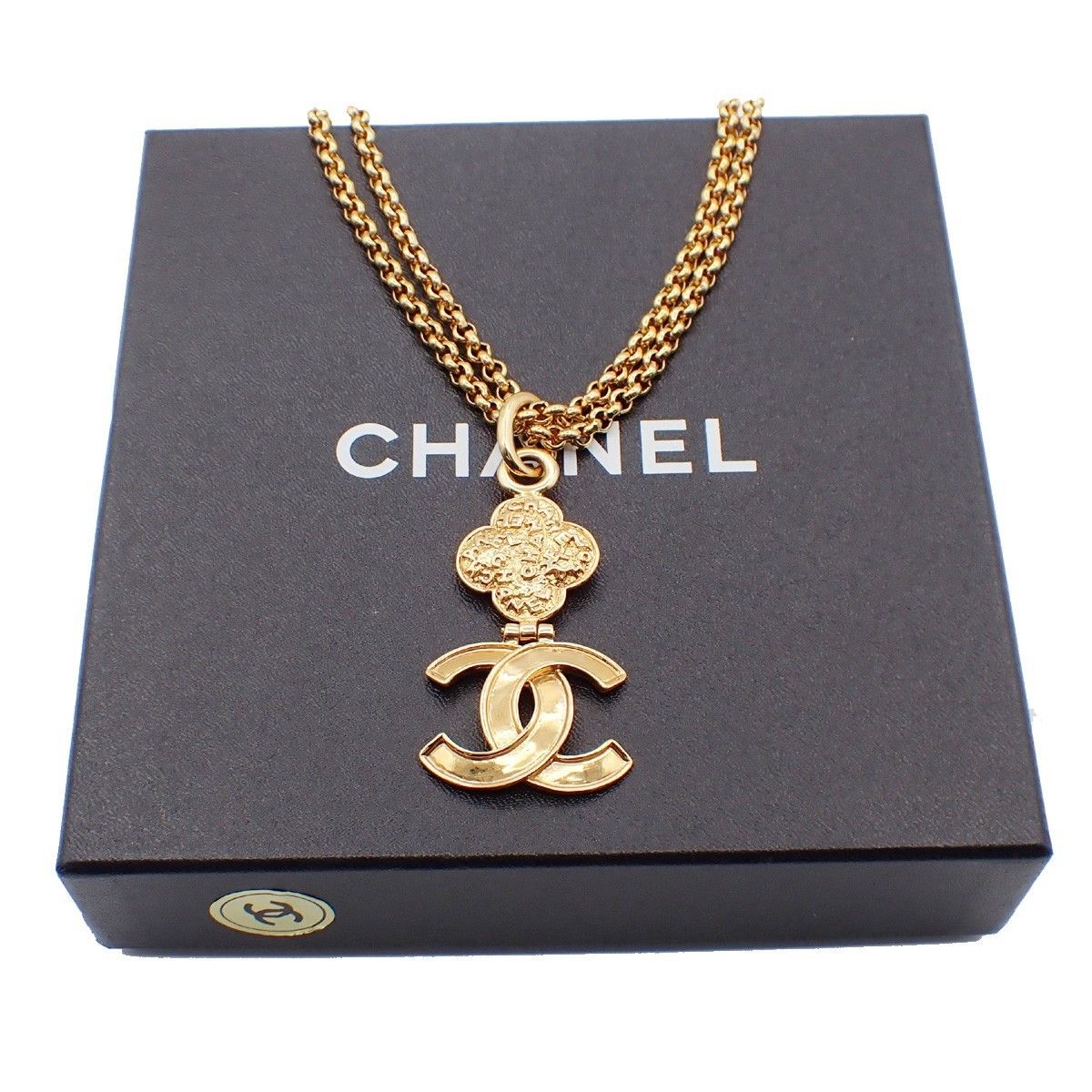 Chanel Chanel CC Flower Pendant Necklace Metal Size ONE SIZE - 1 Thumbnail
