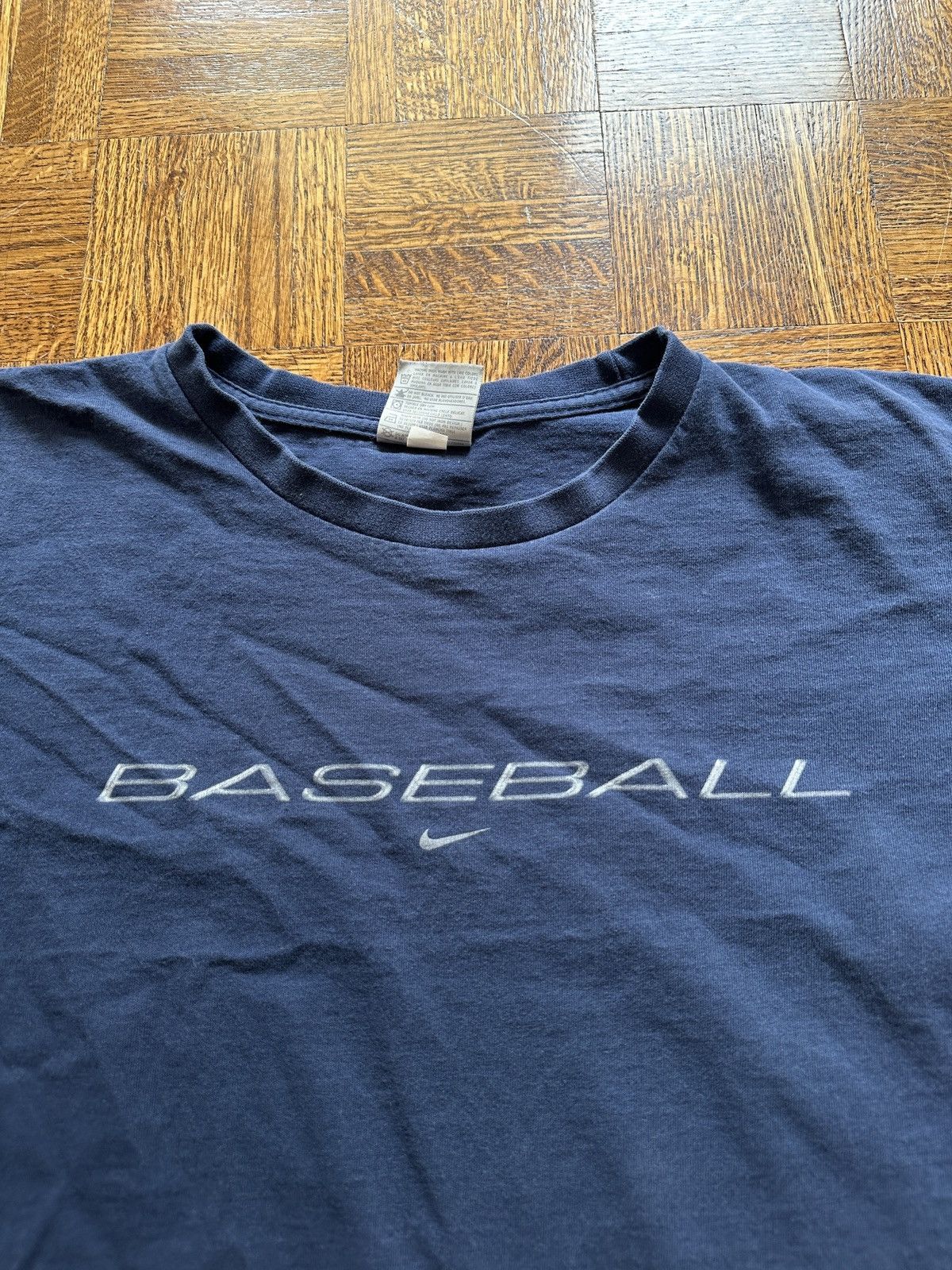 Nike × Vintage Vintage Y2K Nike Baseball Graphic Tee Size US XXL / EU 58 / 5 - 5 Thumbnail