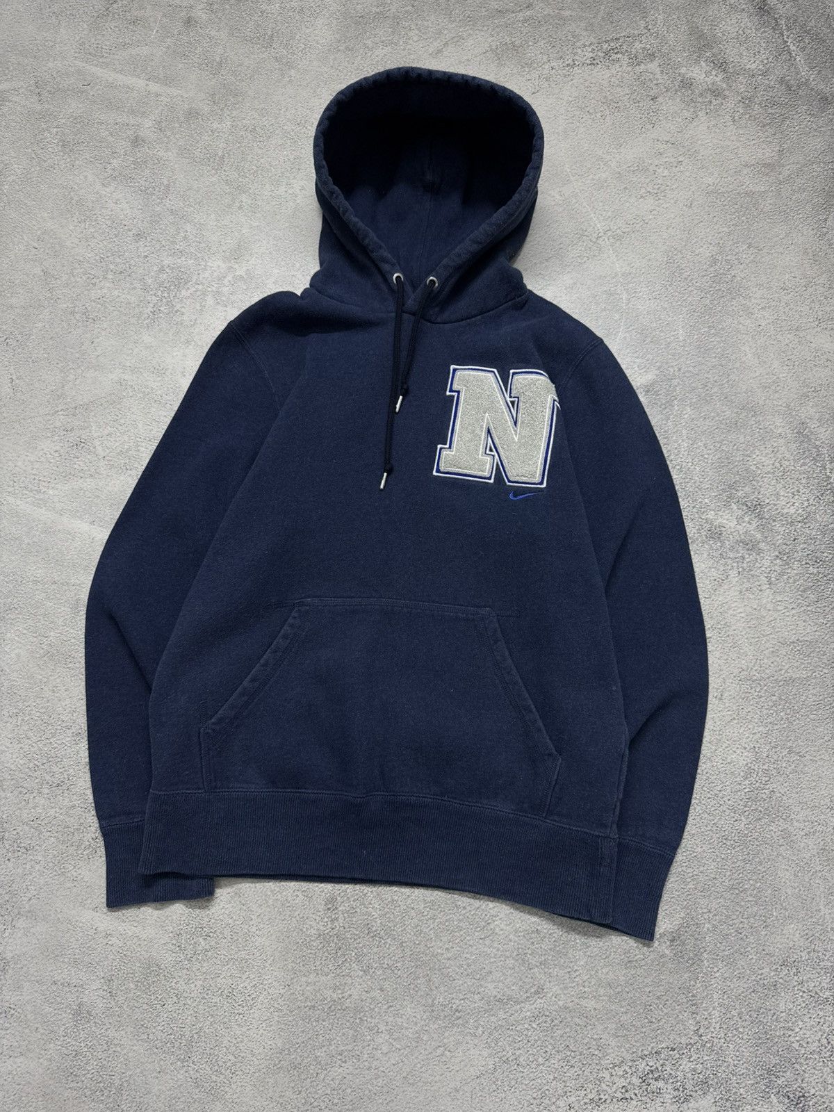 Nike Vintage Y2K Nike Big Swoosh Hoodie 00’s Size US S / EU 44-46 / 1 - 4 Thumbnail