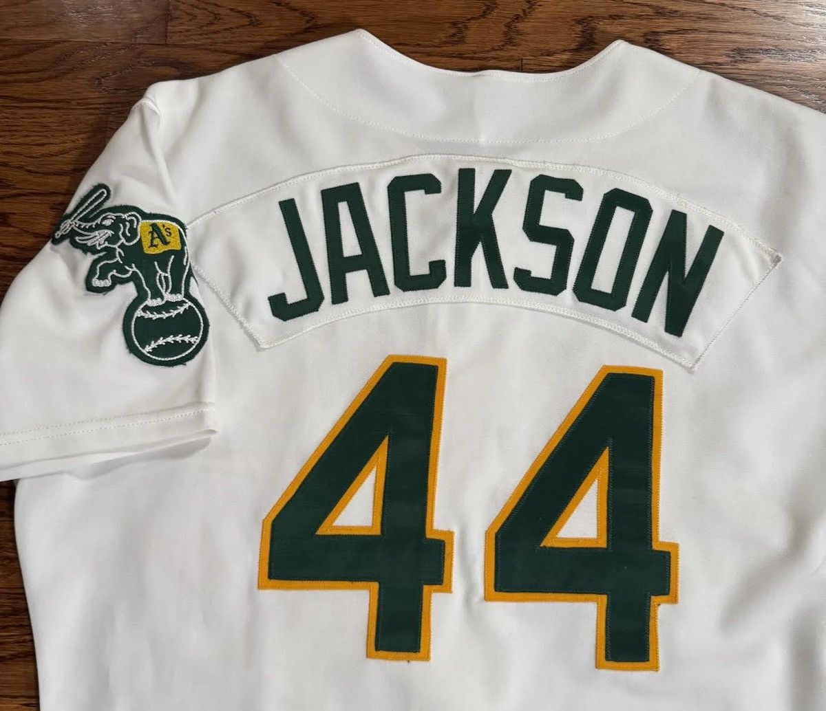 Vintage Vintage Rawlings Oakland Athletics 1989 ReggieJackson Jersey Size US XL / EU 56 / 4 - 5 Thumbnail