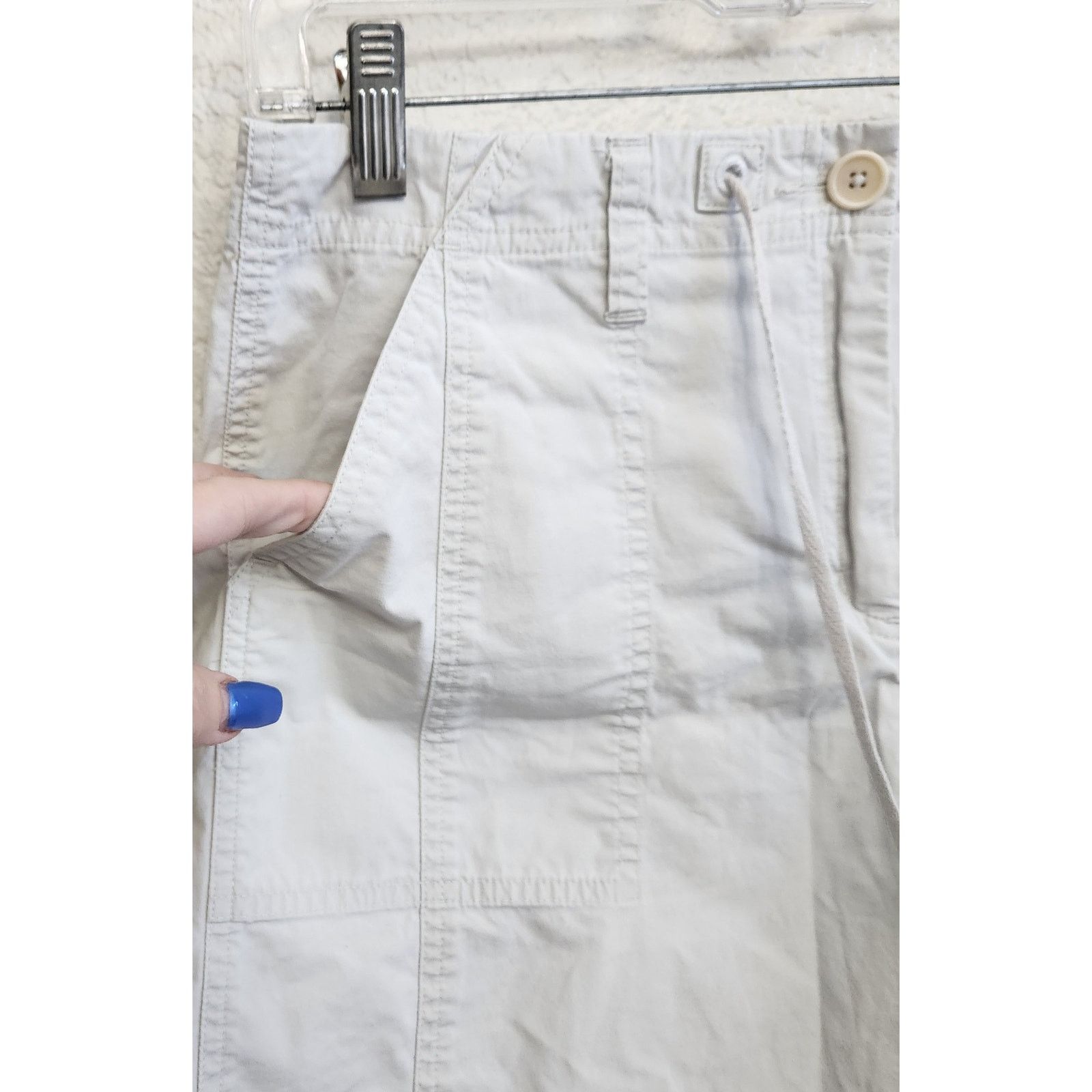 Other Talbots Beige Flat Front Bermuda Shorts 8 Lightweight Size 32" / US 10 / IT 46 - 2 Thumbnail