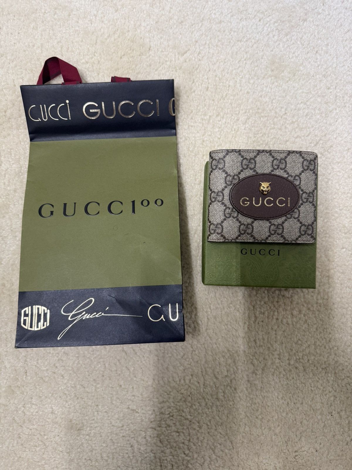 Gucci GUCCI NEO VINTAGE BI FOLD WALLET Size ONE SIZE - 1 Thumbnail