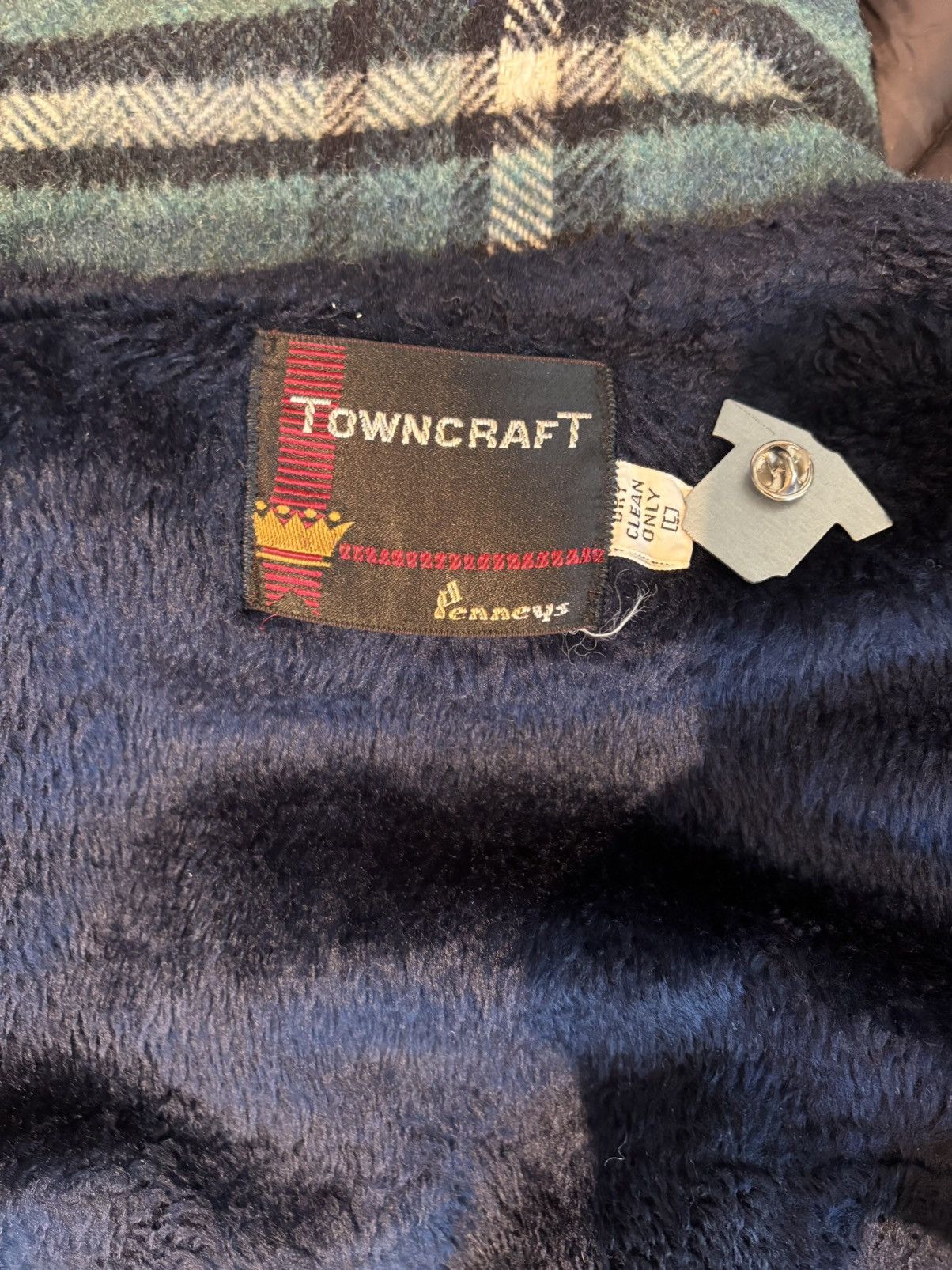 Towncraft Vintage Penneys Towncraft Fleece Lined Wool Coat SZ L Size L / US 10 / IT 46 - 6 Thumbnail