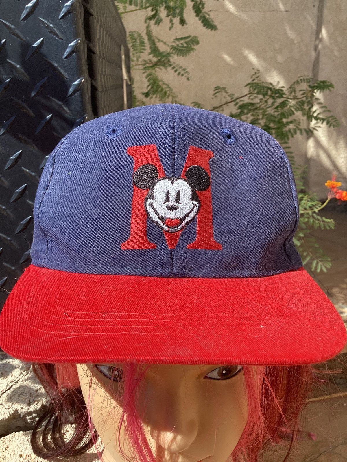 Disney Vintage 90s Mickey Mouse walt Disney store Disneyland hat Size ONE SIZE - 1 Thumbnail