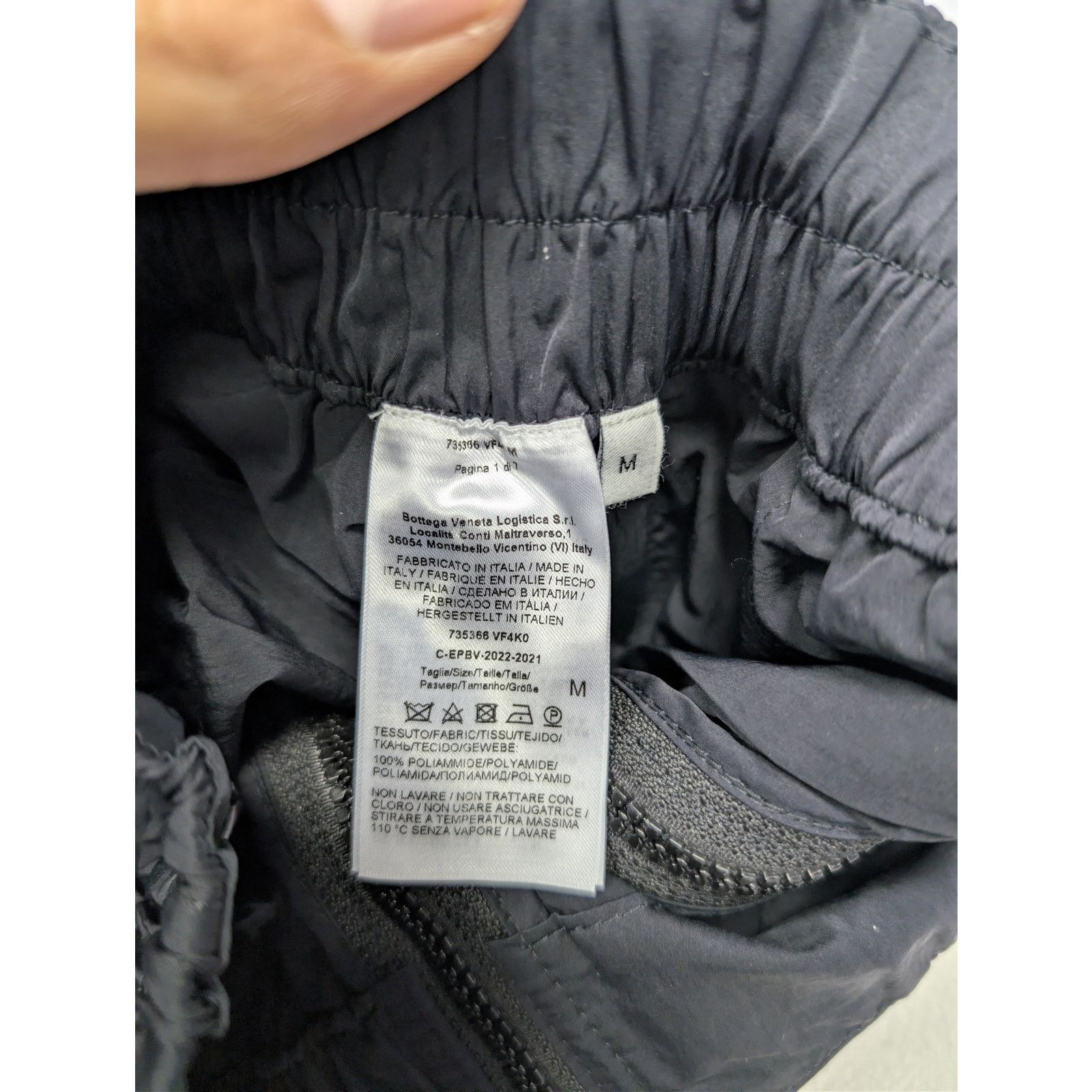 Bottega Veneta o1rshd1 SF Tech Nylon Trousers / Sweatpants in Black Size US 32 / EU 48 - 17 Thumbnail