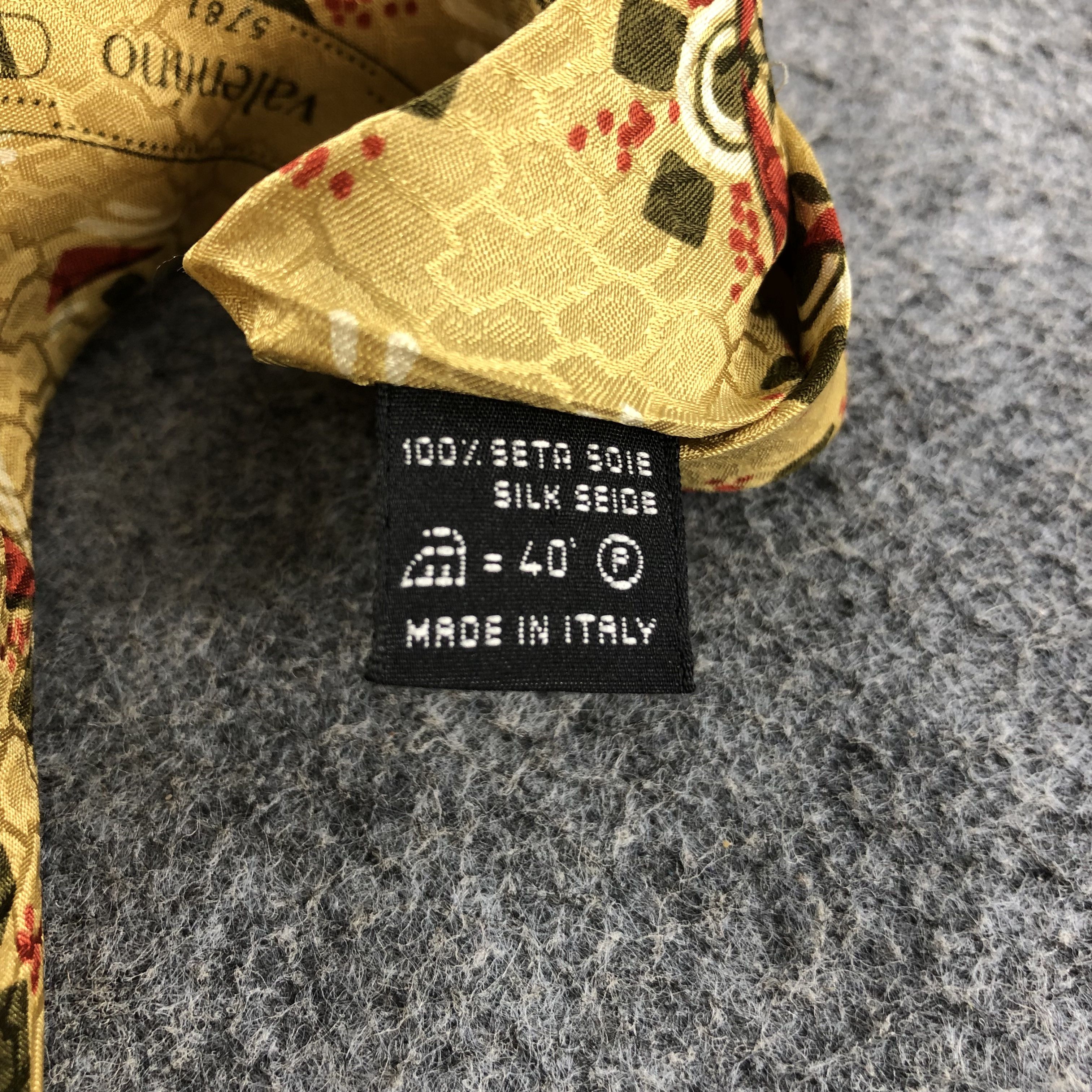 Valentino × Vintage Valentino Silk Neck Ties Bowtie Cravat Cravatte T49 Size ONE SIZE - 5 Thumbnail