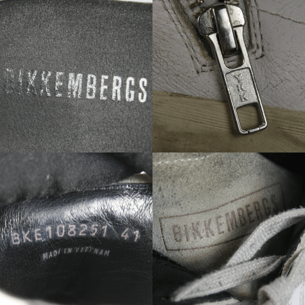 Dirk Bikkembergs Distressed Rubber Zipped High Top Sneakers Size US 8 / EU 41 - 14 Thumbnail
