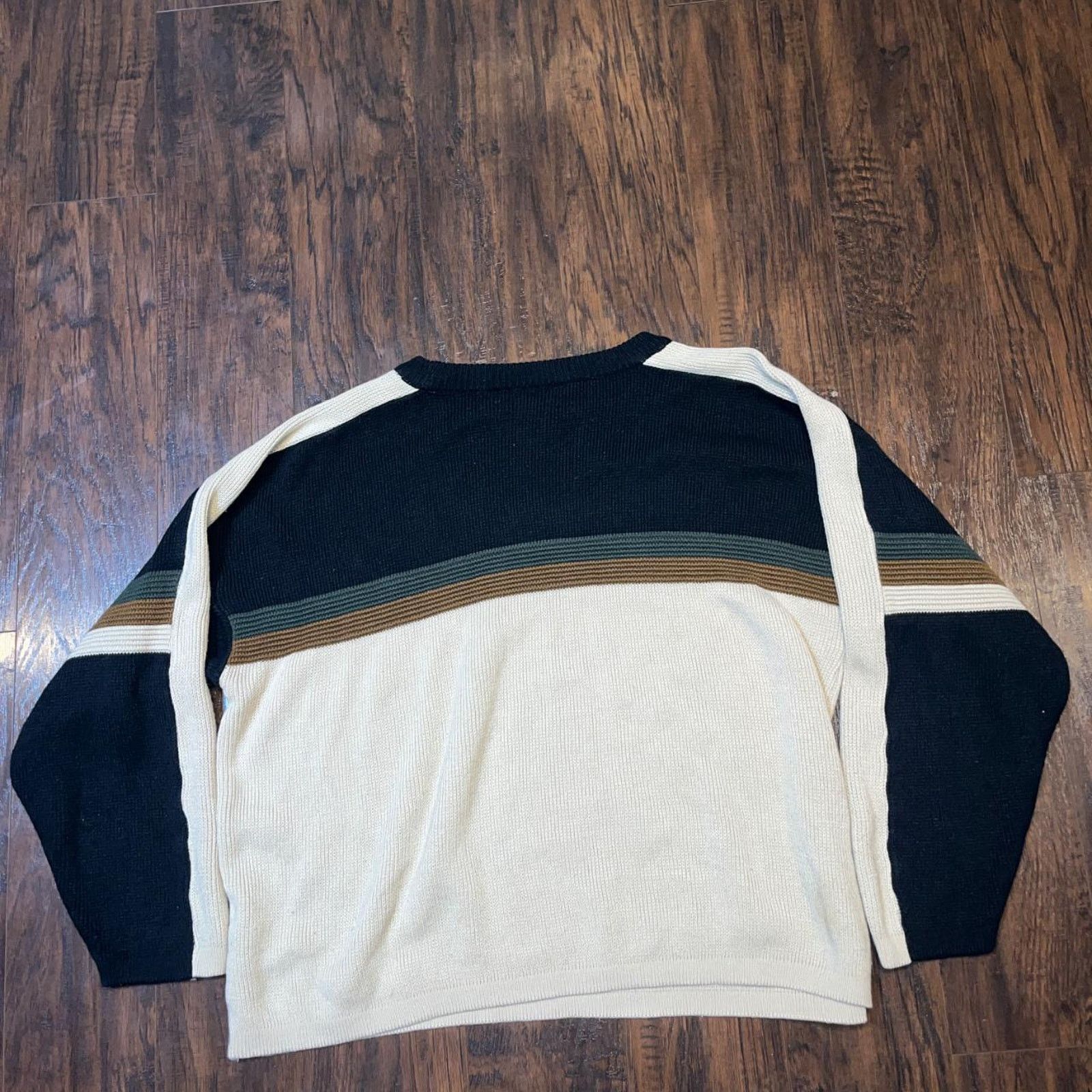 Bullhead Denim Co. Vintage Bullhead Striped Sweater Size US XL / EU 56 / 4 - 3 Thumbnail