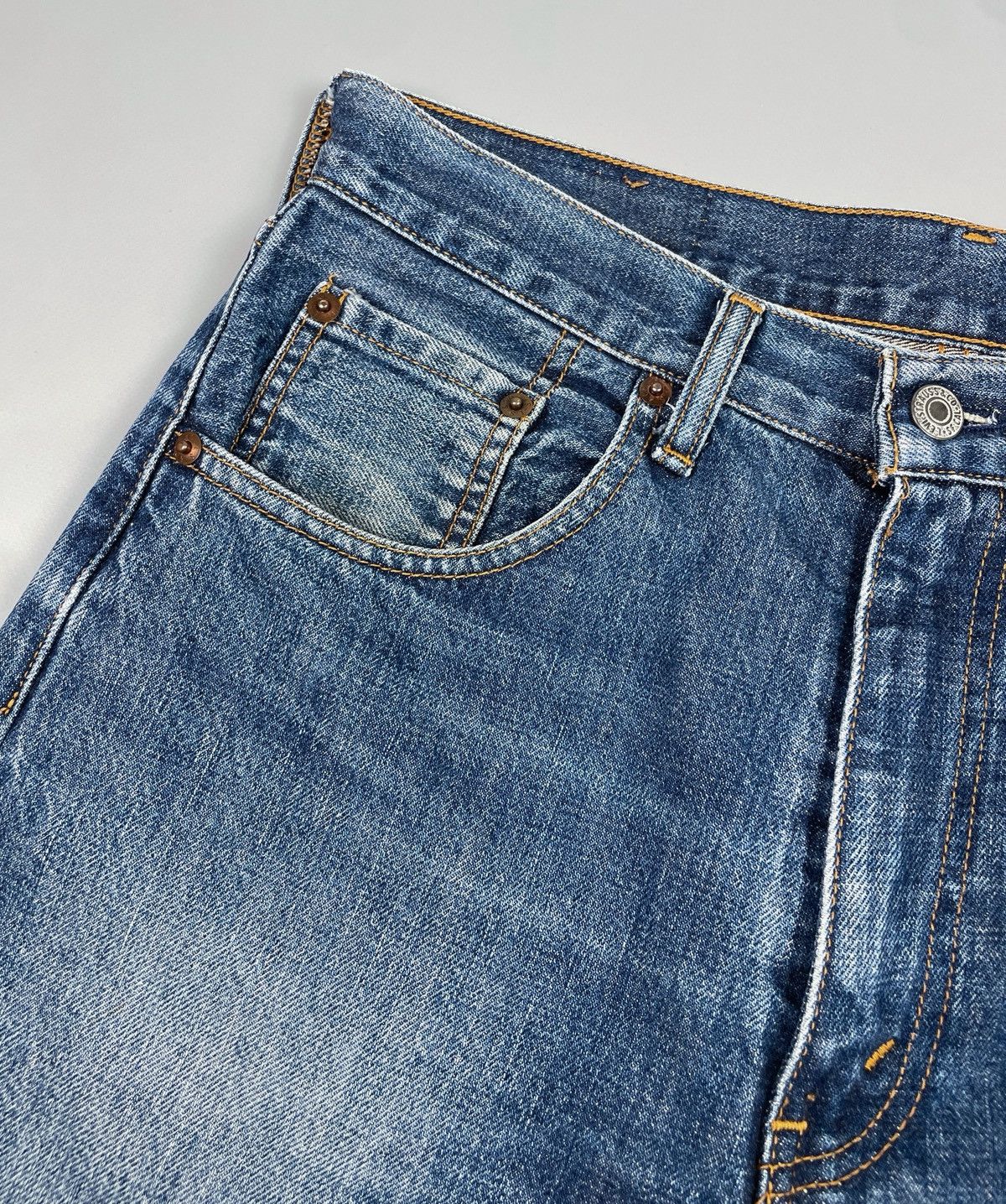 Levi's Vintage Levi’s 502 Big E Japan Selvedge Denim Pants Size 30 Size US 30 / EU 46 - 7 Thumbnail