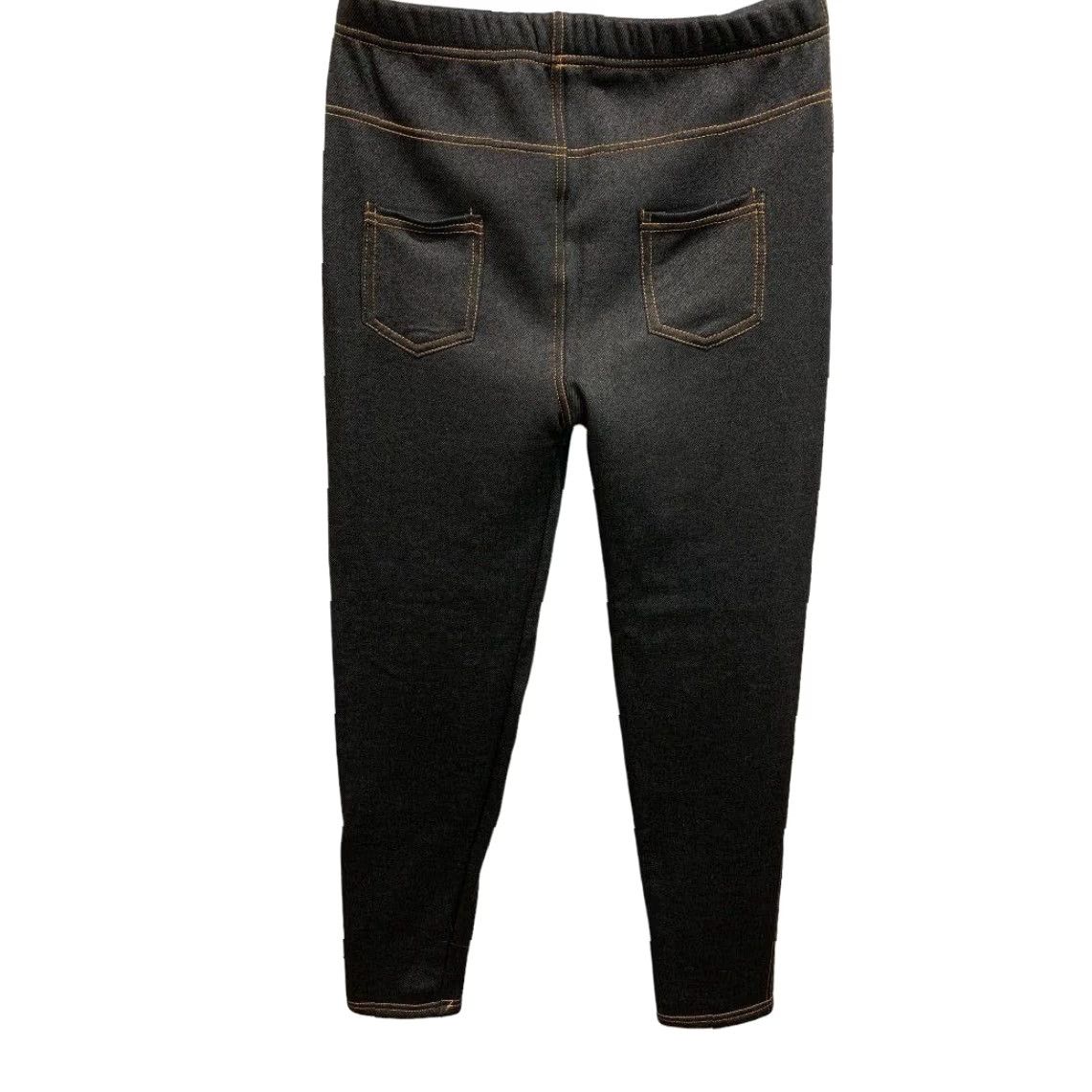 Vintage Ming Hui Women's Denim Look Fleece Lined Leggings Jeggings Blue XL Size 40" / US 18 - 7 Thumbnail