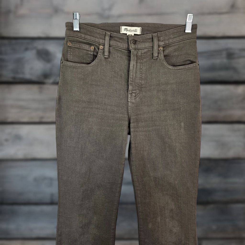 Madewell Madewell Womens Jeans Mid Rise Kick Out Size 27 Driftwood Brown Denim Size 27" / US 4 / IT 40 - 1 Thumbnail