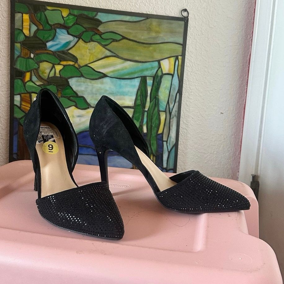 Jones New York jones new york sequin black stiletto heels shoes Size US 9 / IT 39 - 1 Thumbnail