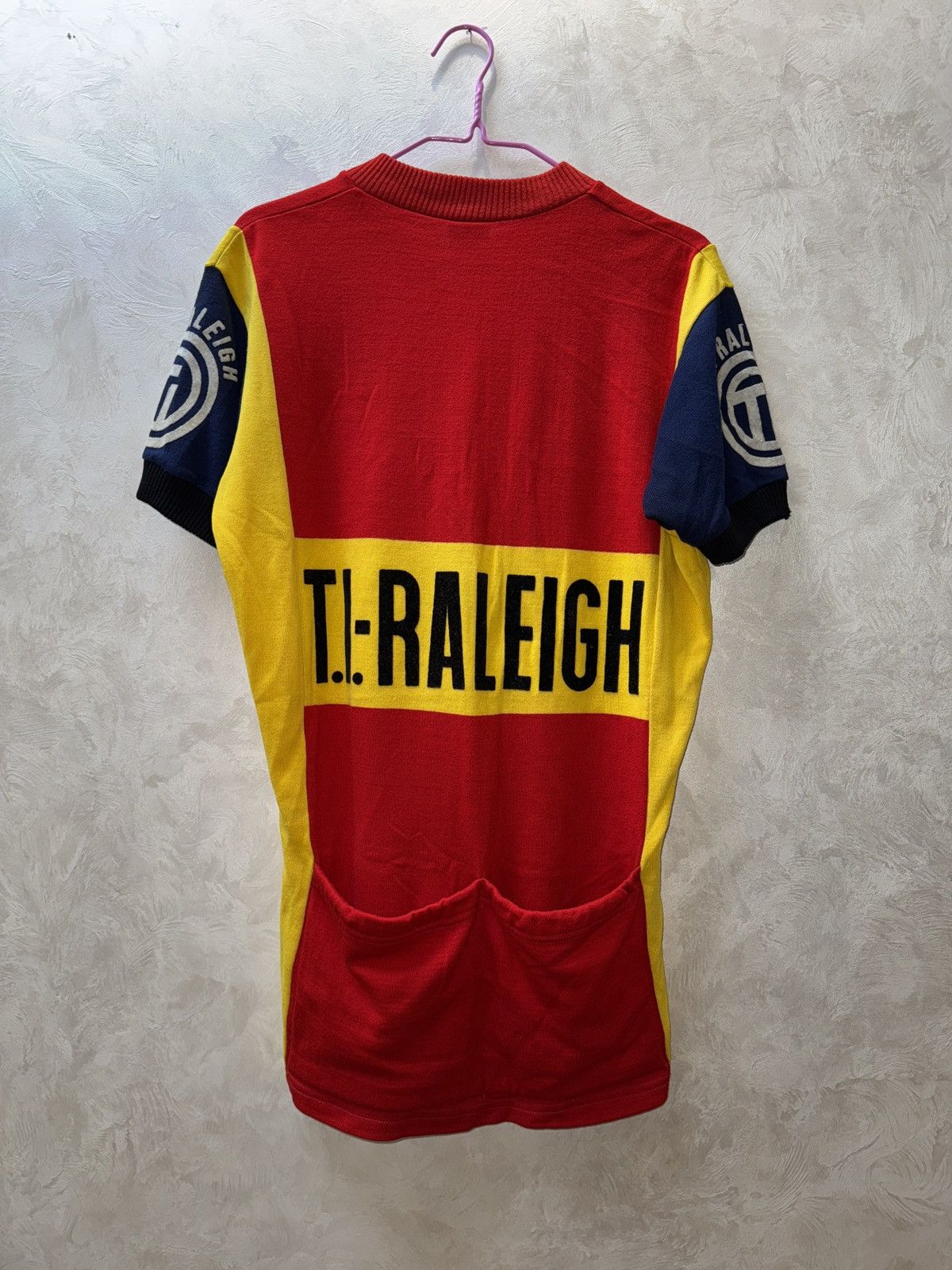 Vintage TI RALEIGH TEAM PAXAR CYCLING JERSEY 1980s RARE VINTAGE Size US L / EU 52-54 / 3 - 10 Thumbnail