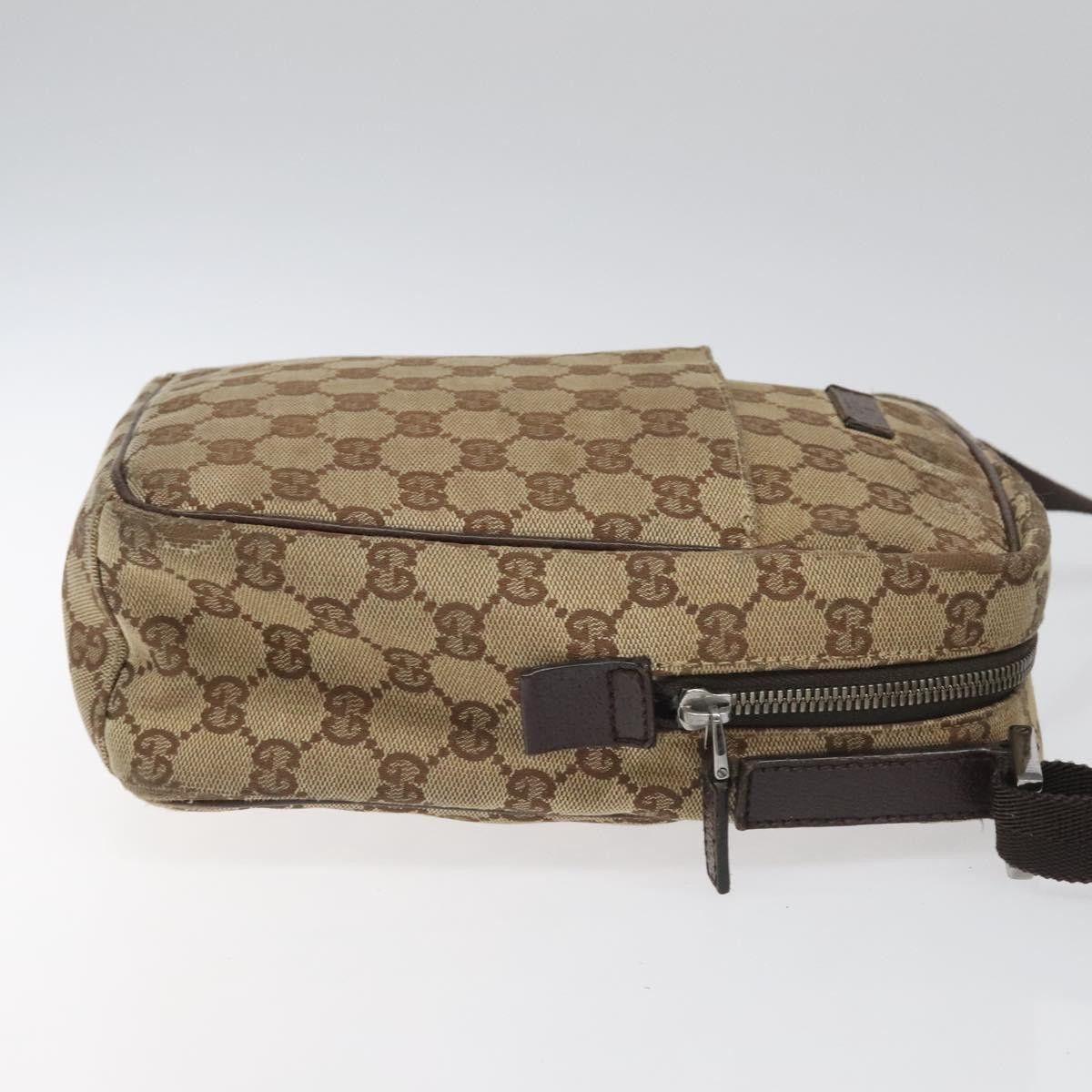 Gucci GUCCI GG Canvas Shoulder Bag Beige Size ONE SIZE - 4 Thumbnail