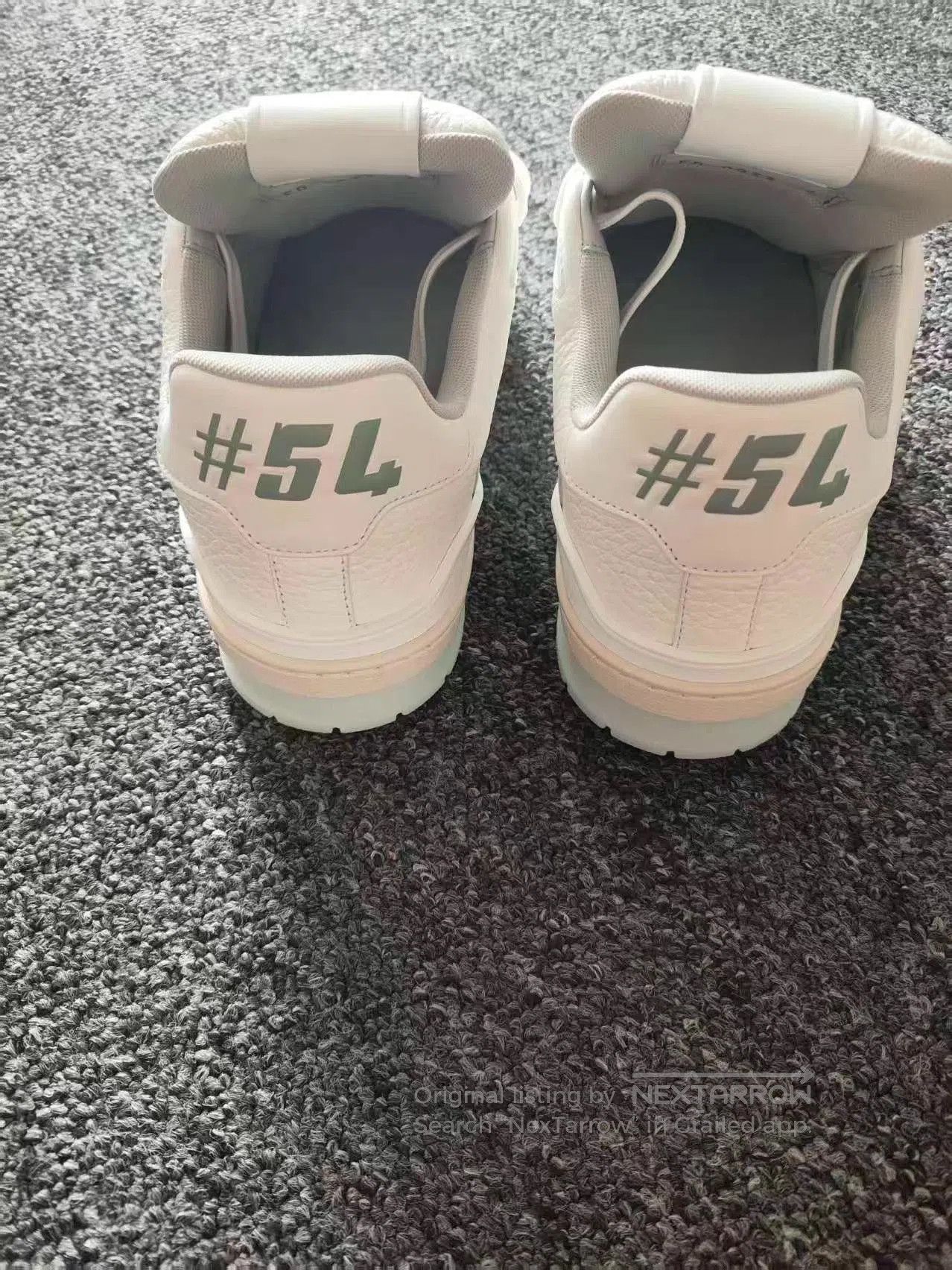 Louis Vuitton White High-Top Sneakers. Size US 5.5 / EU 38 - 5 Thumbnail