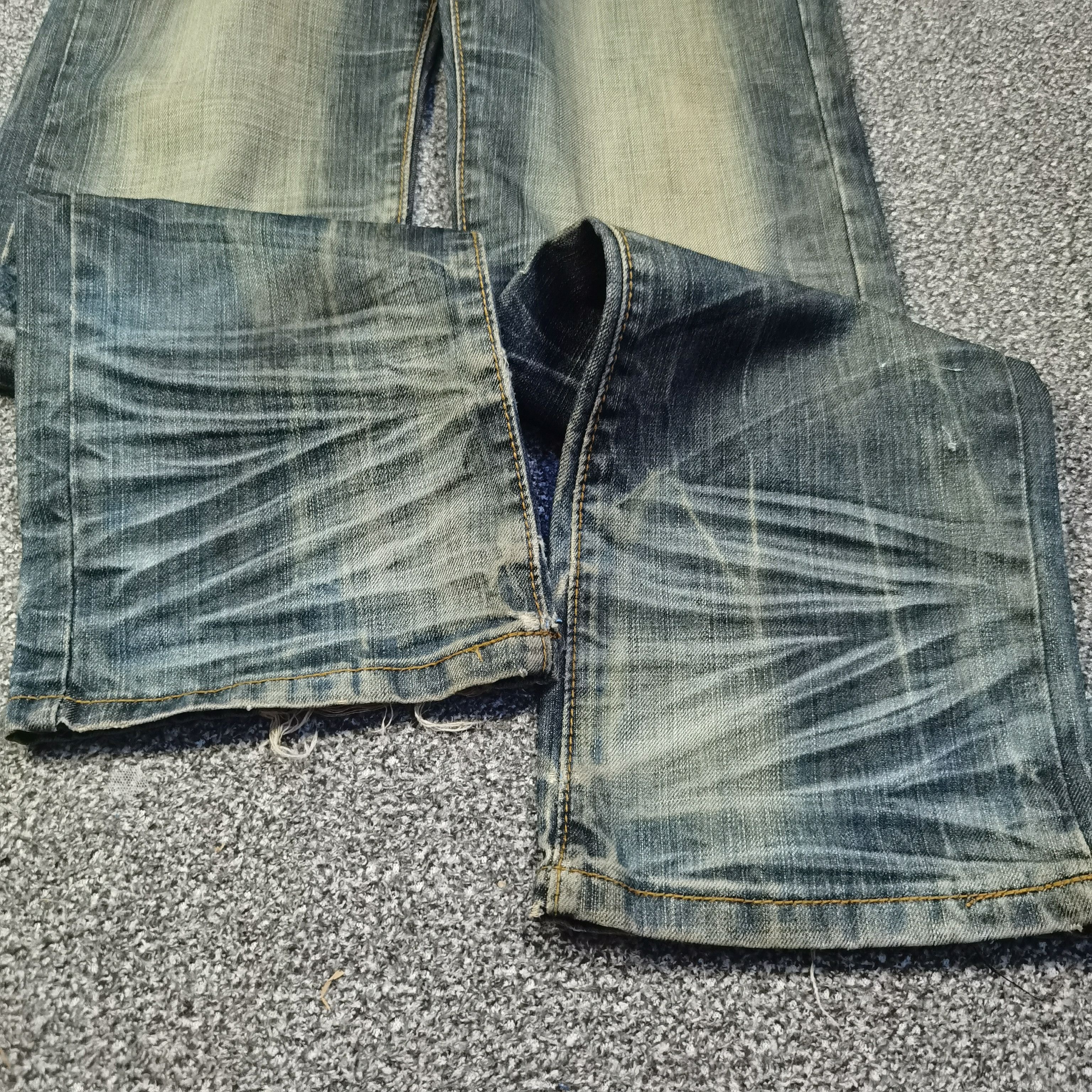 Seditionaries 🇯🇵🔥🔥 90s Seditionaries Distressed Kouyizu Denim Size US 31 - 5 Thumbnail