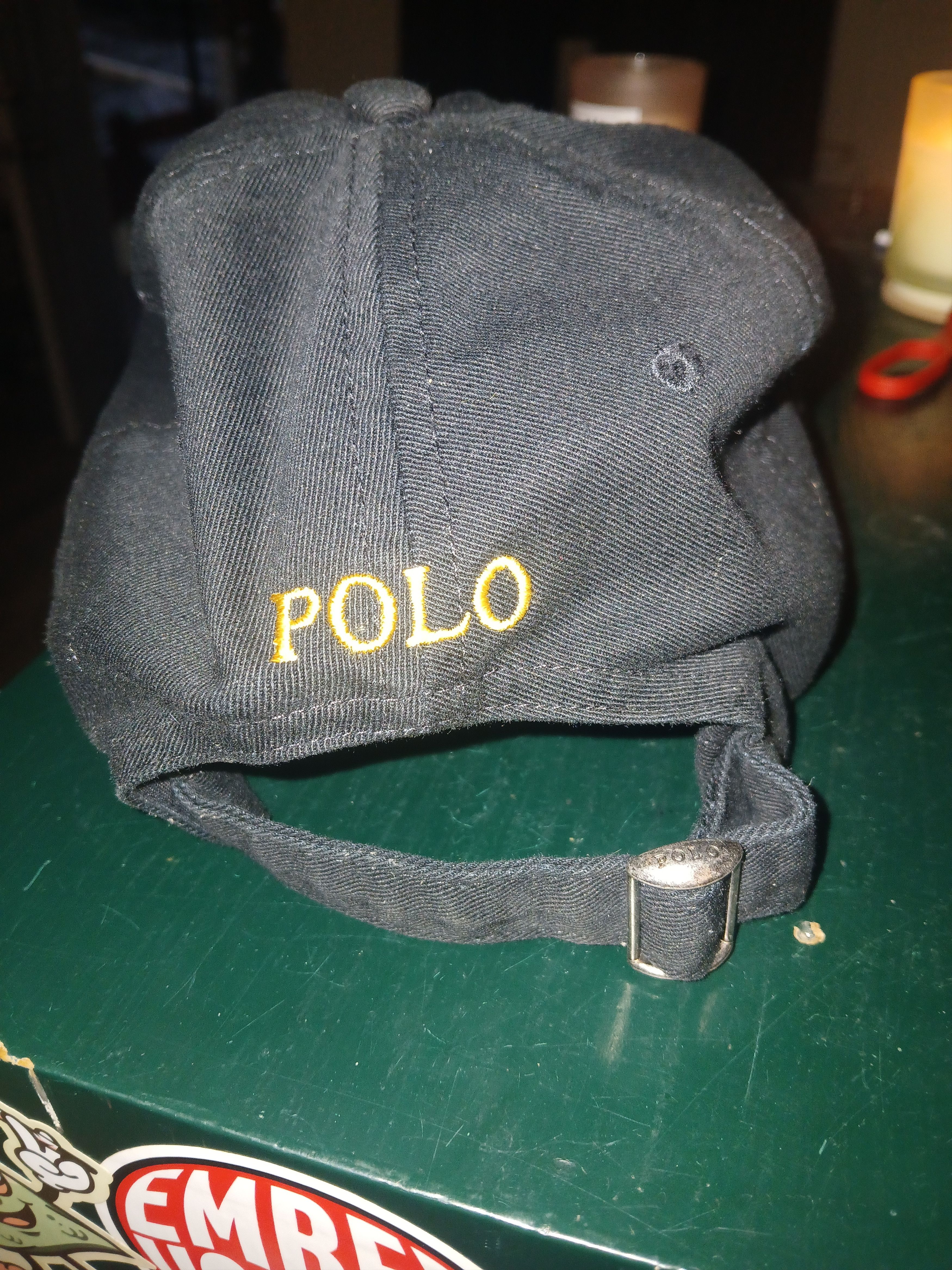 Polo Ralph Lauren Polo Ralph Lauren Black Cap Equestrian Patch Size ONE SIZE - 2 Thumbnail